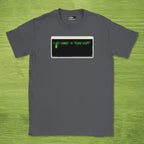 Code Culture git commit -m "fixed stuff" shirt funny programmer T-Shirt in Dark Heather Grey — Code Culture developer clothing