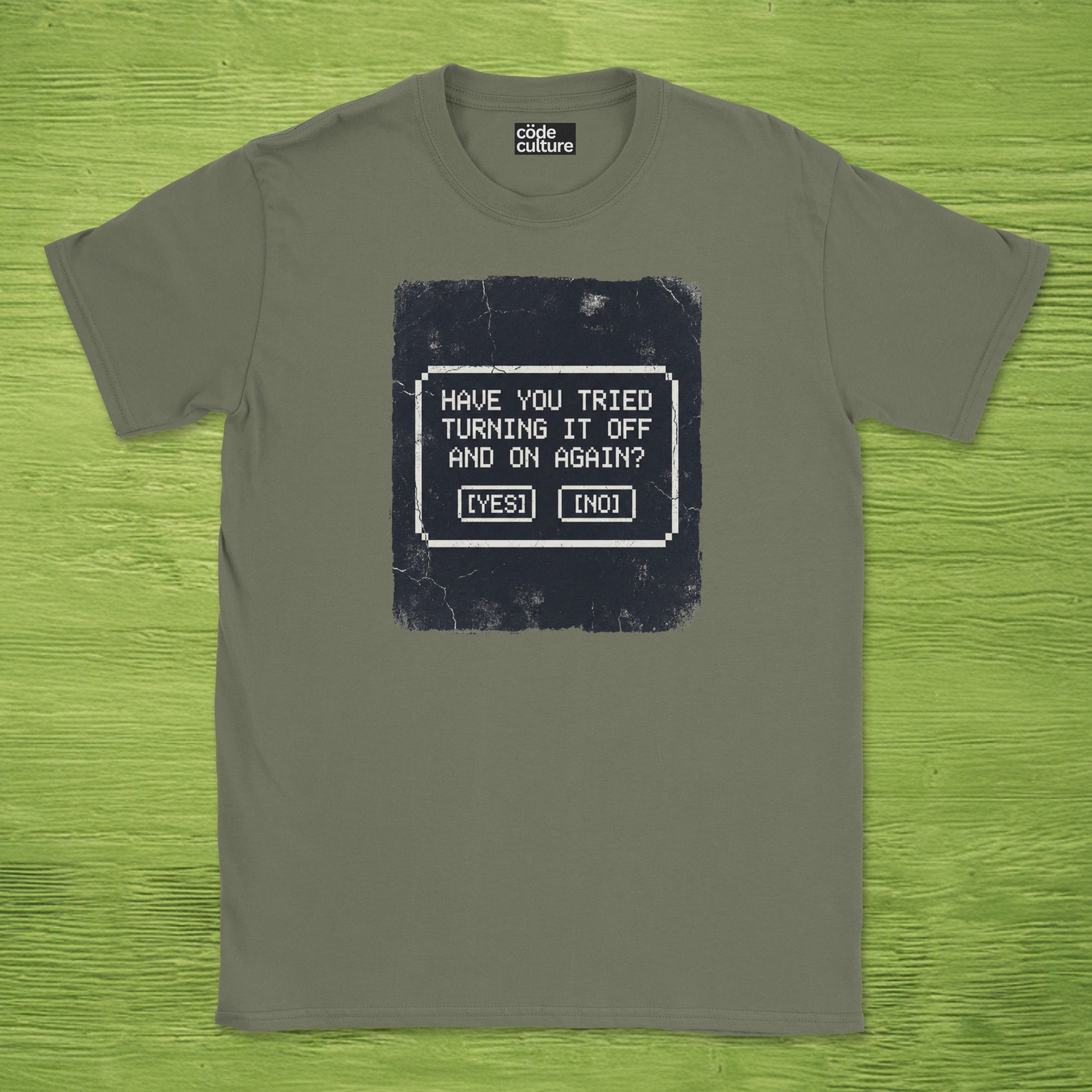 have you tried turning it off and on shirt