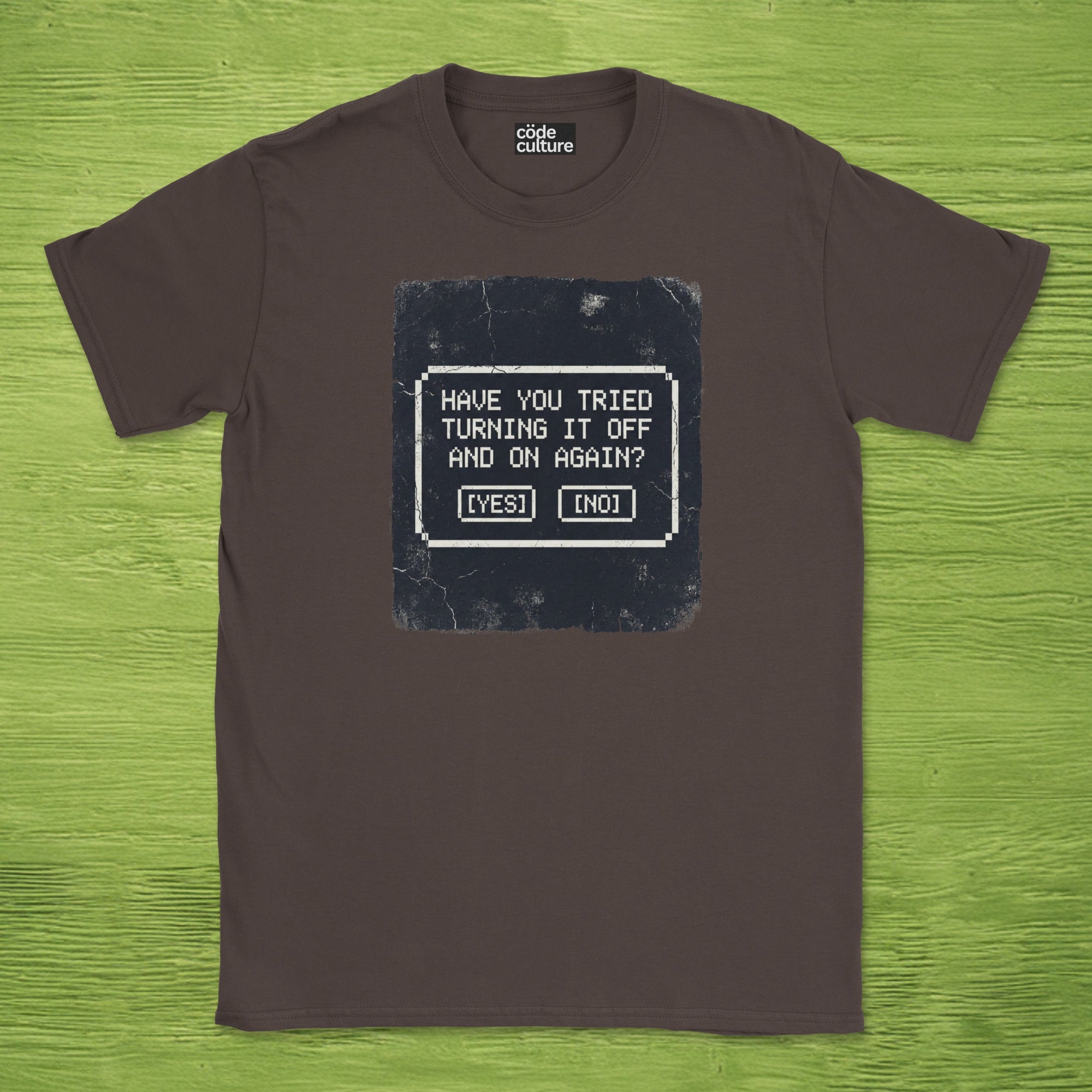 have you tried turning it off and on shirt