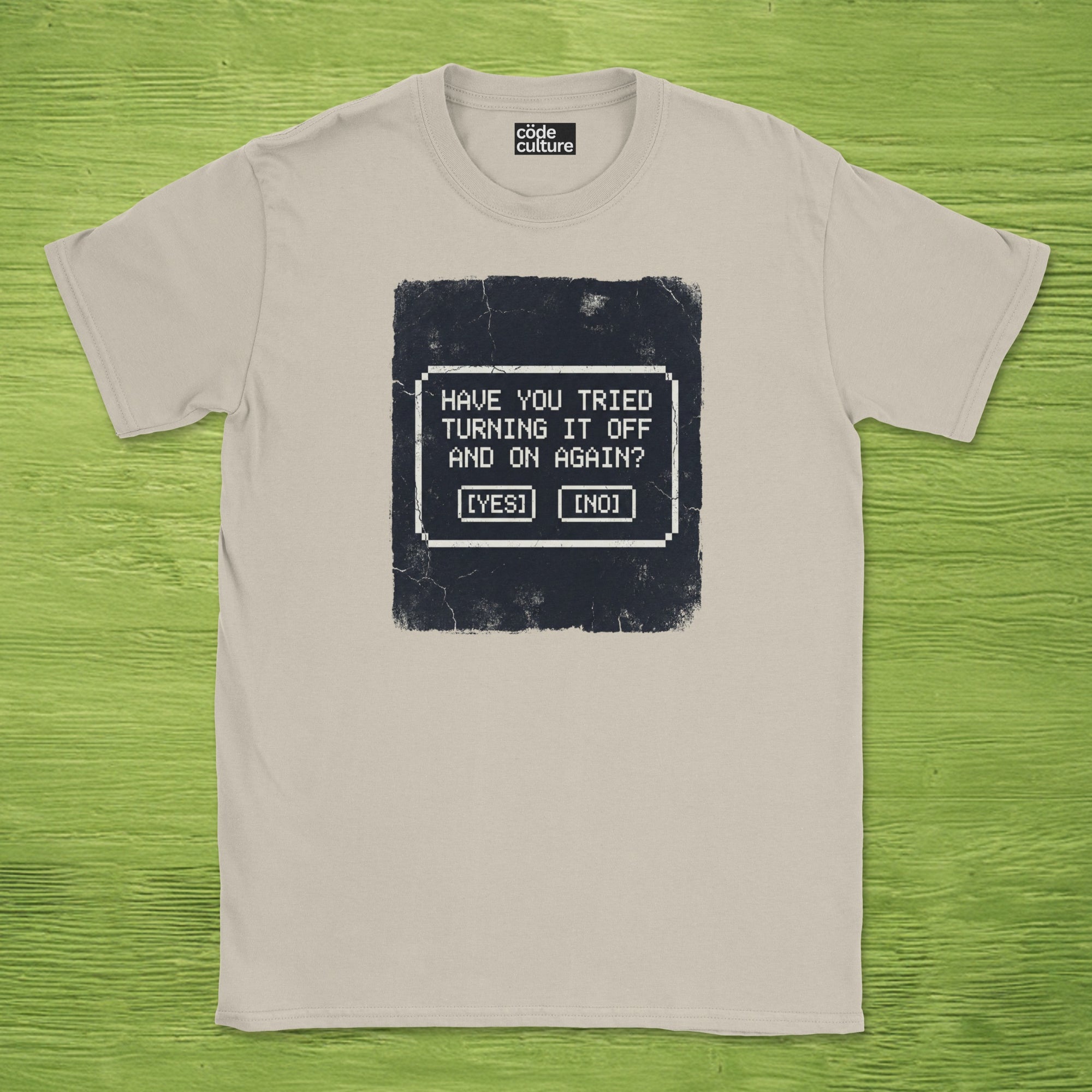 have you tried turning it off and on shirt