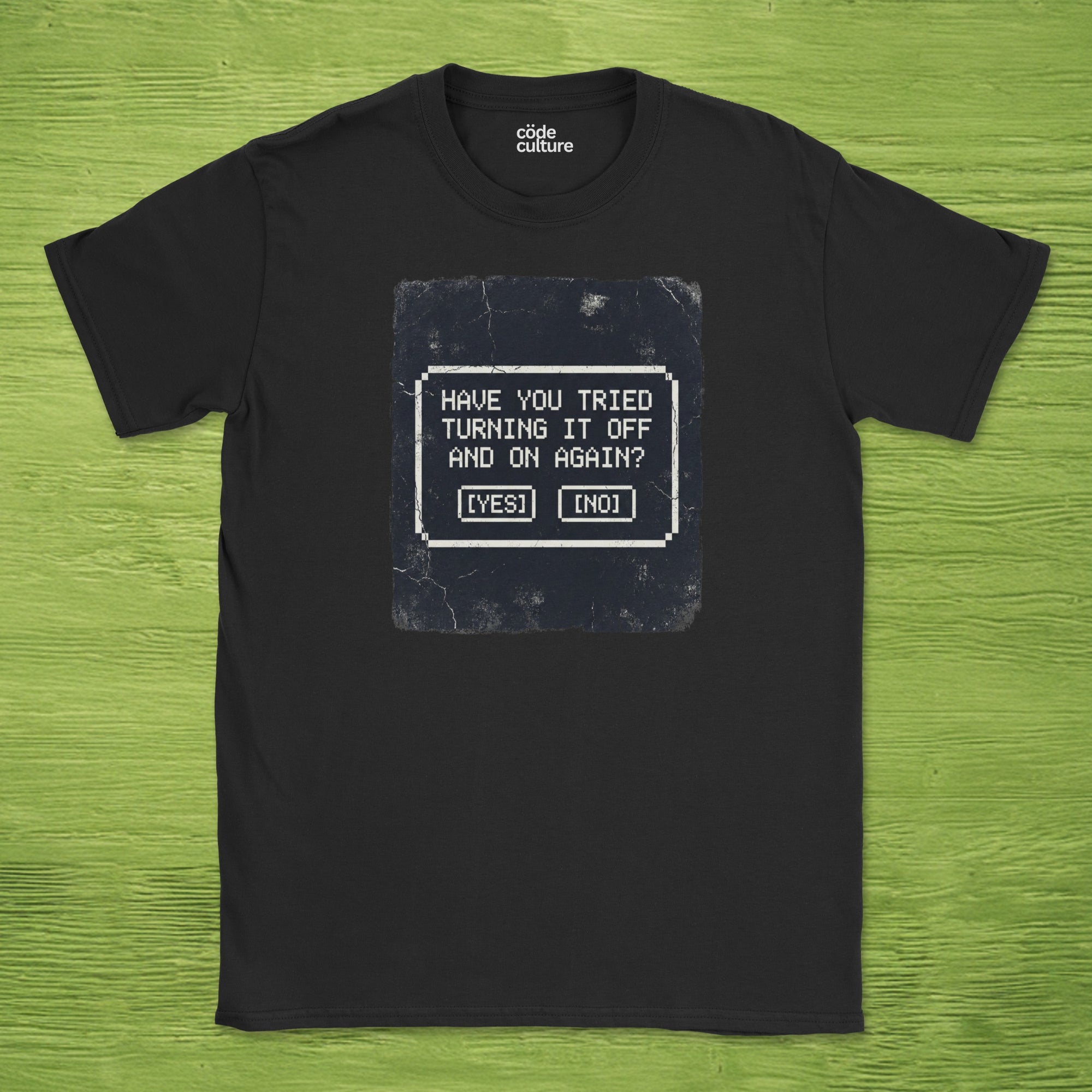 have you tried turning it off and on shirt