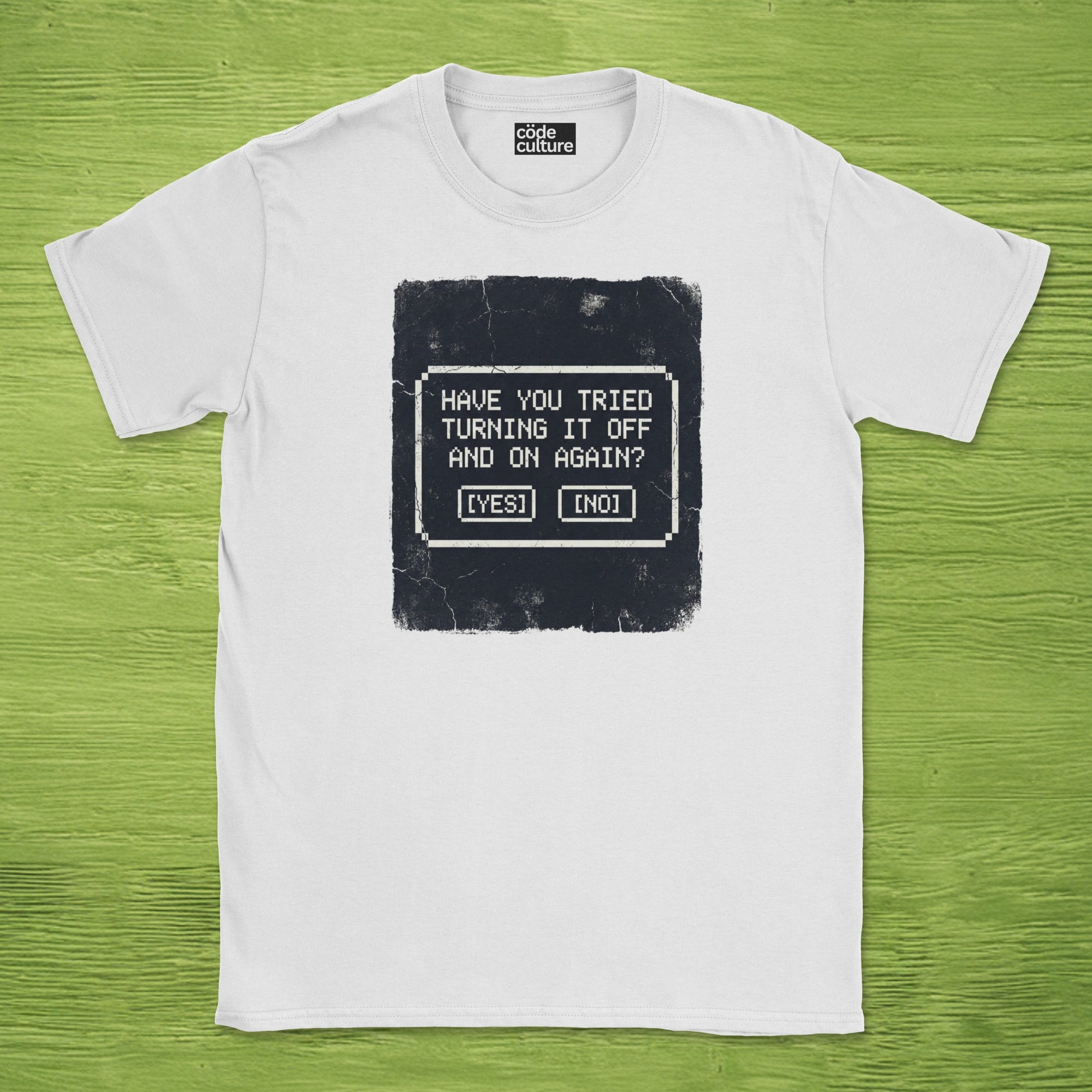 have you tried turning it off and on shirt