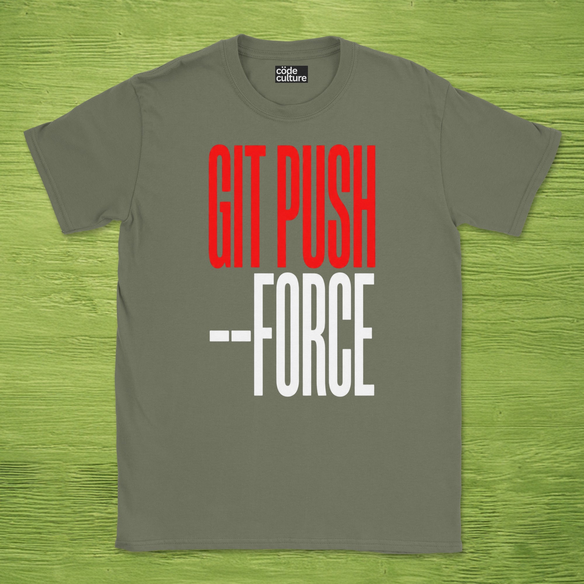 git push --force shirt