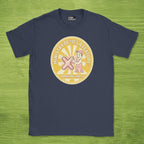 Code Culture it's a feature shirt funny programmer T-Shirt in Navy — Code Culture developer clothing