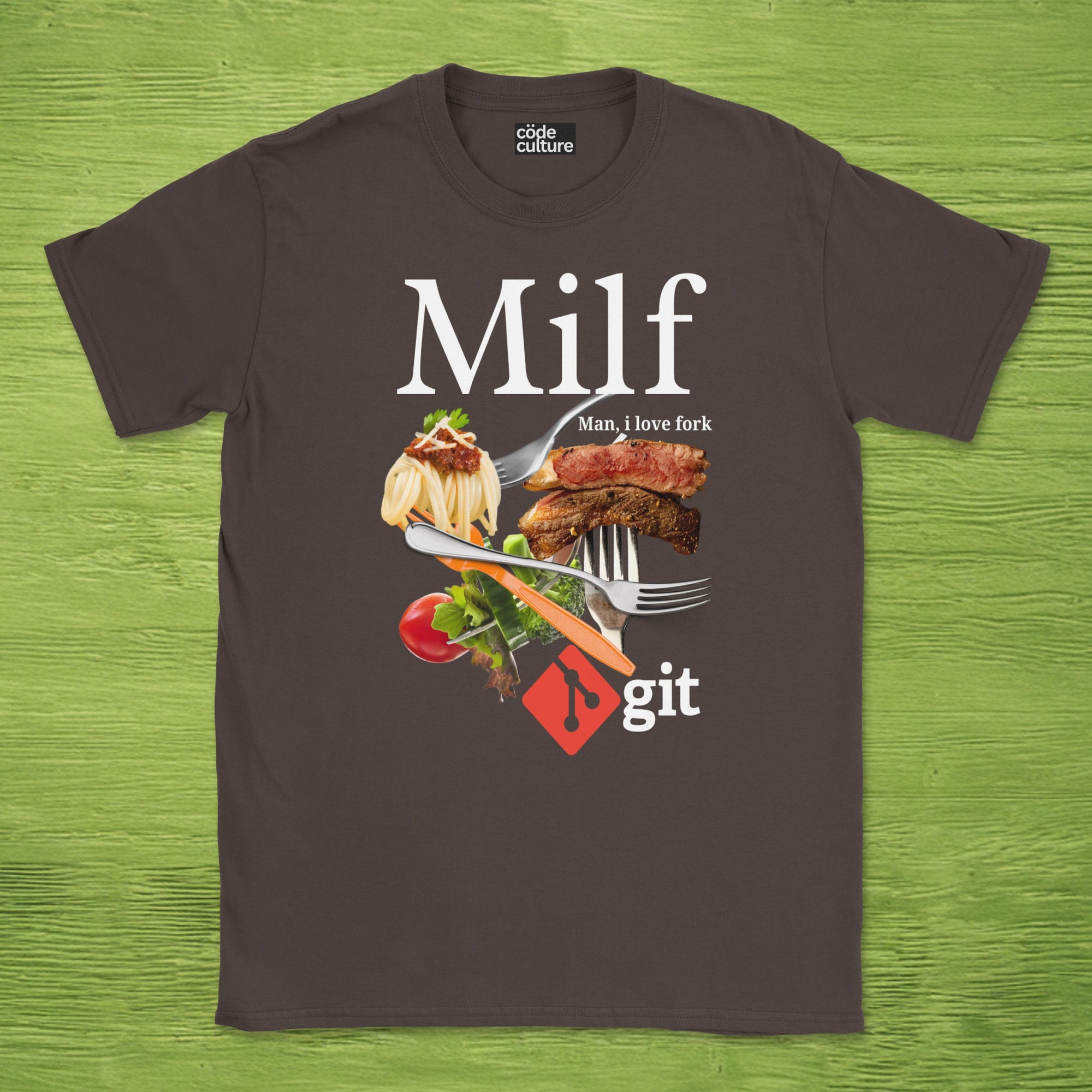 man i love fork git shirt