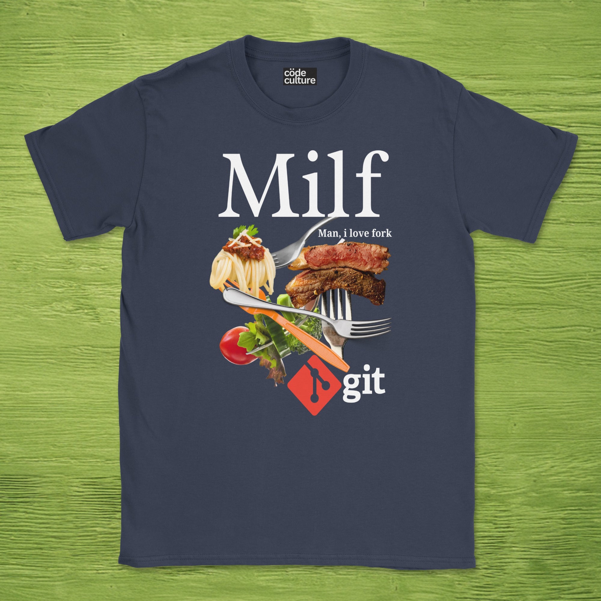 man i love fork git shirt