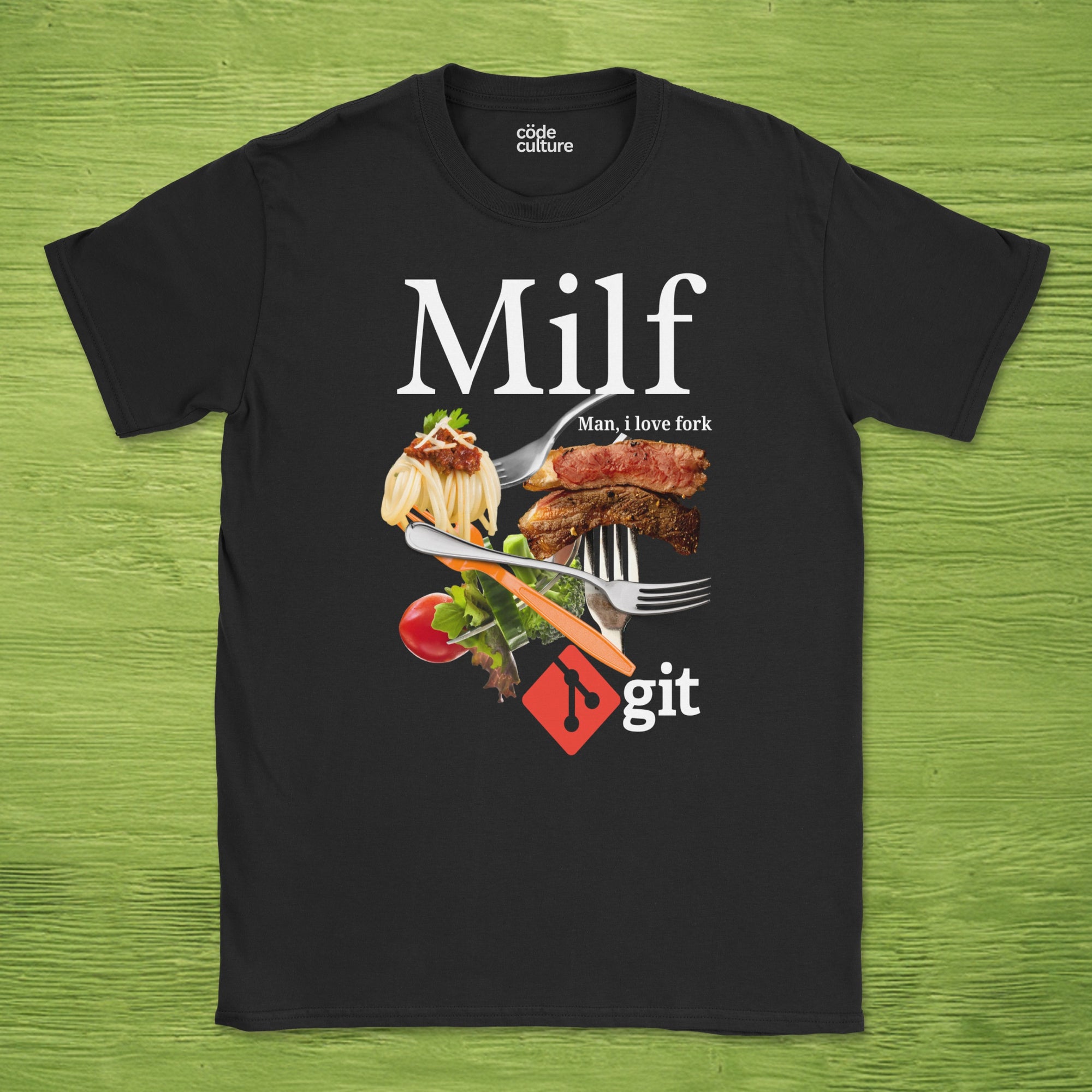 man i love fork git shirt