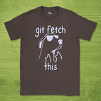 Code Culture git fetch this shirt funny programmer T-Shirt in Dark Chocolate — Code Culture developer clothing