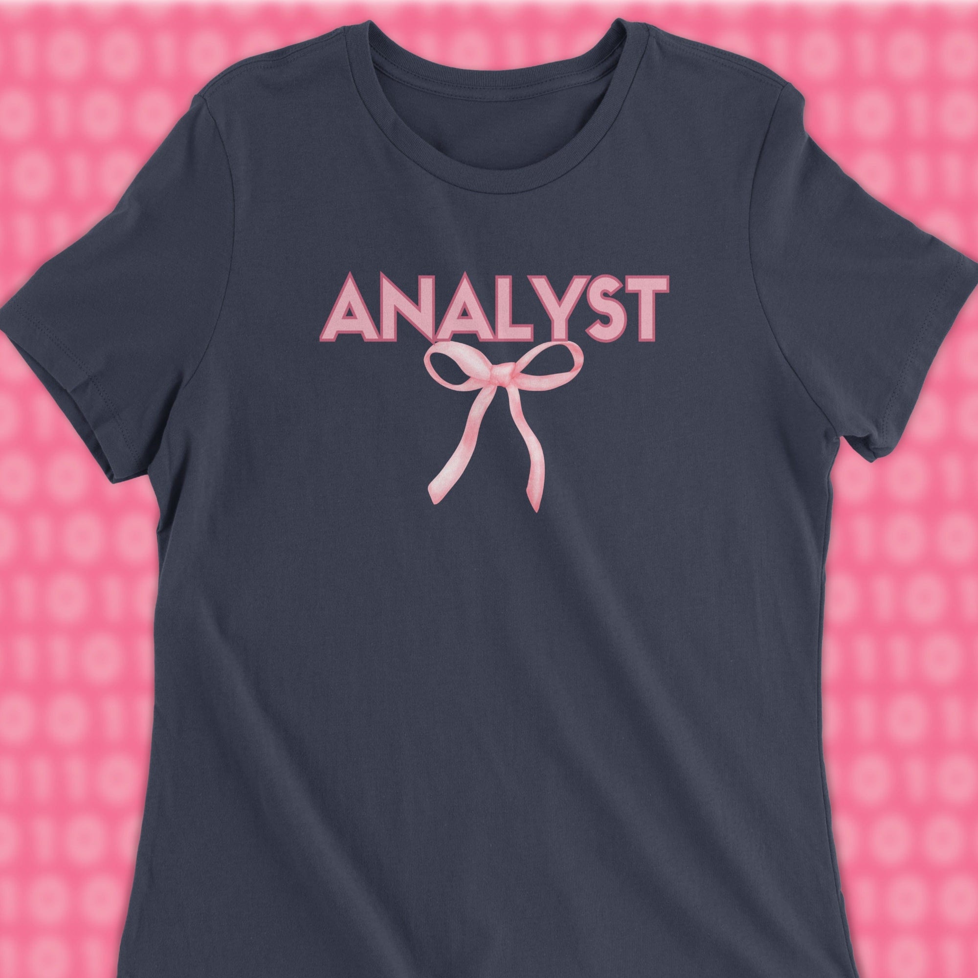 analyst ribbon woman shirt