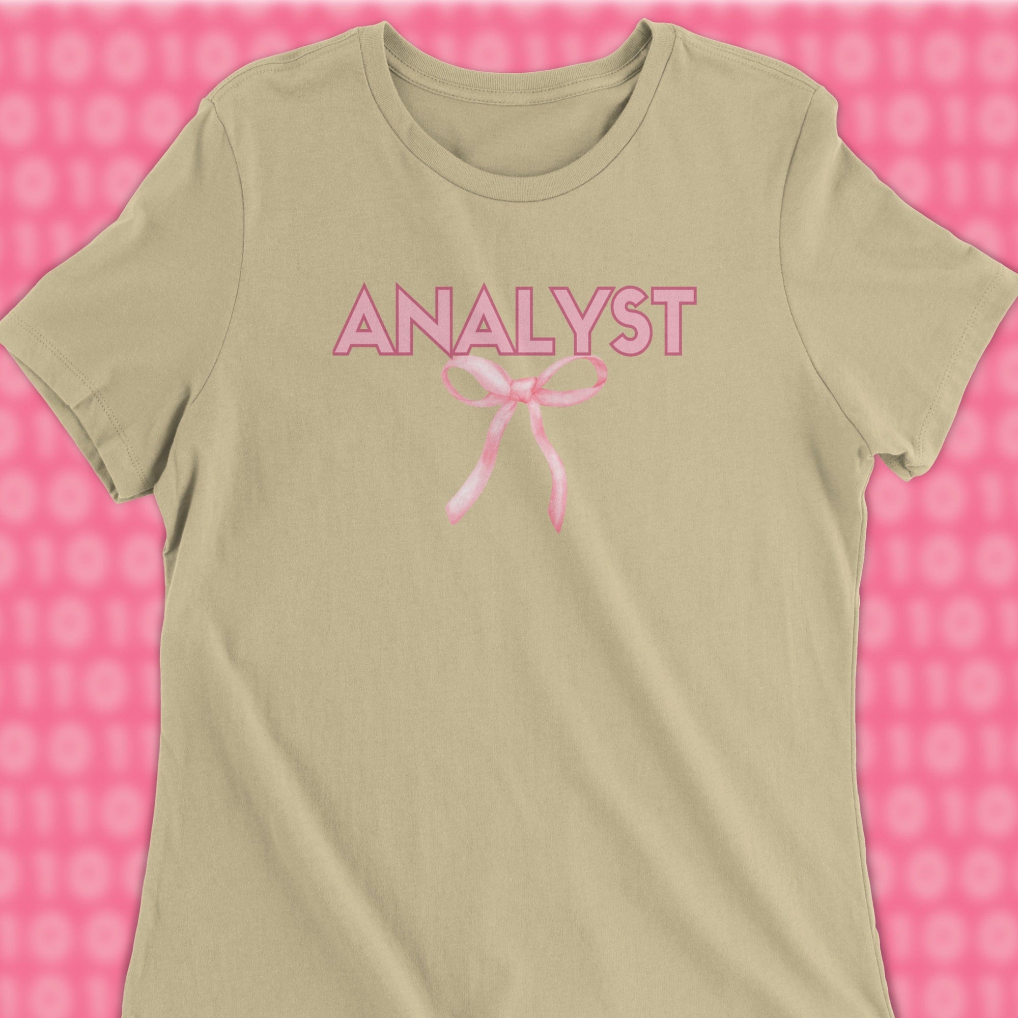 analyst ribbon woman shirt