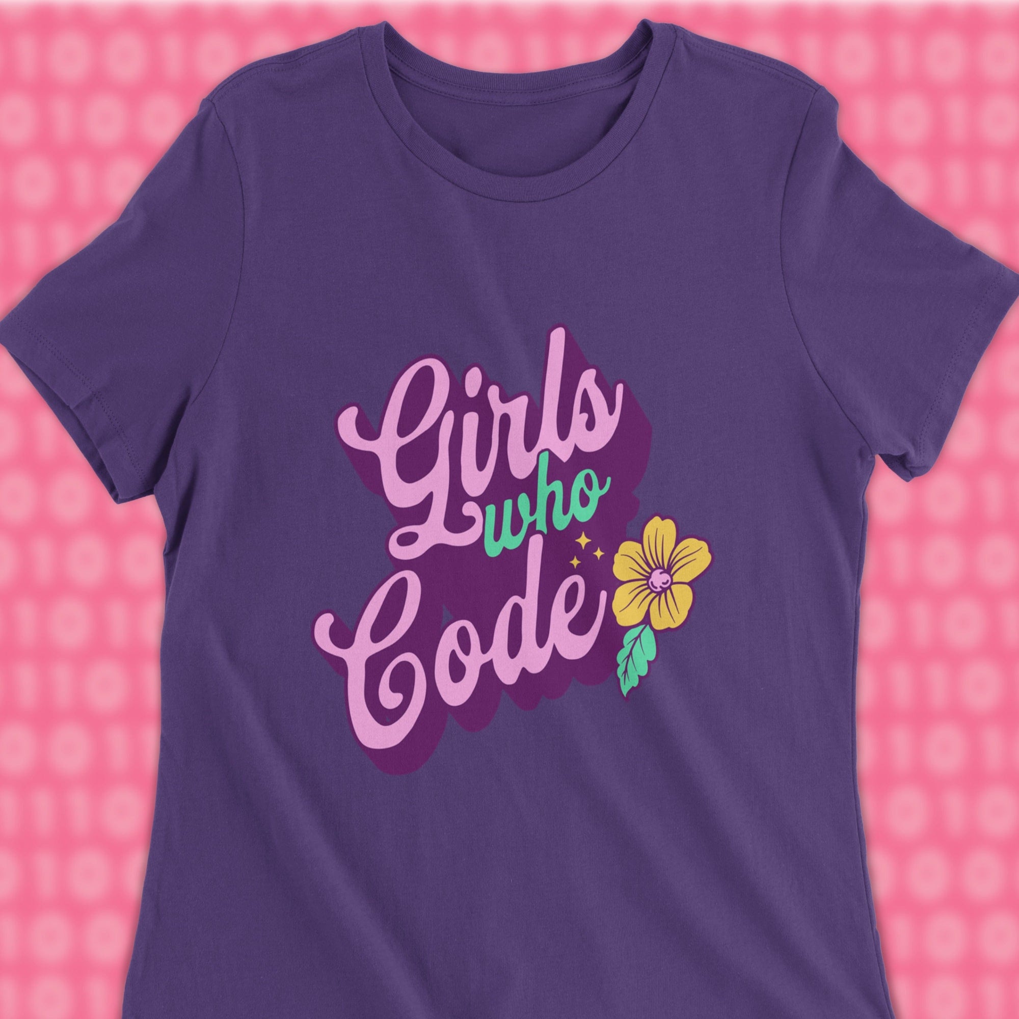 girls who code hawaiian woman shirt