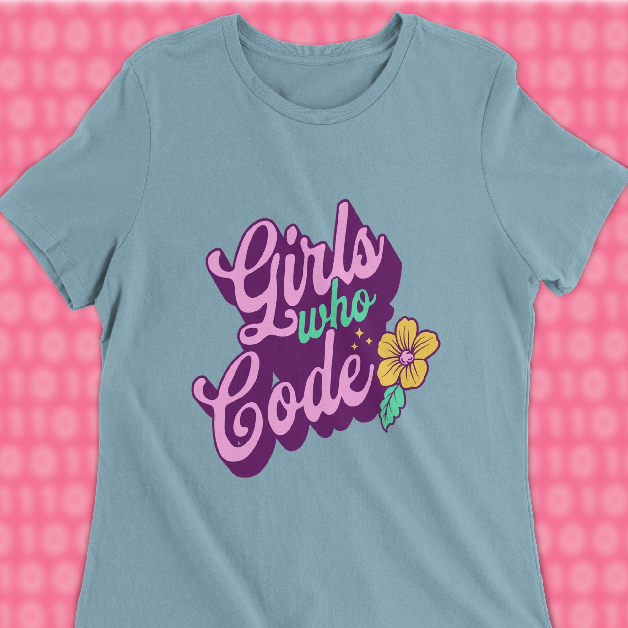 girls who code hawaiian woman shirt