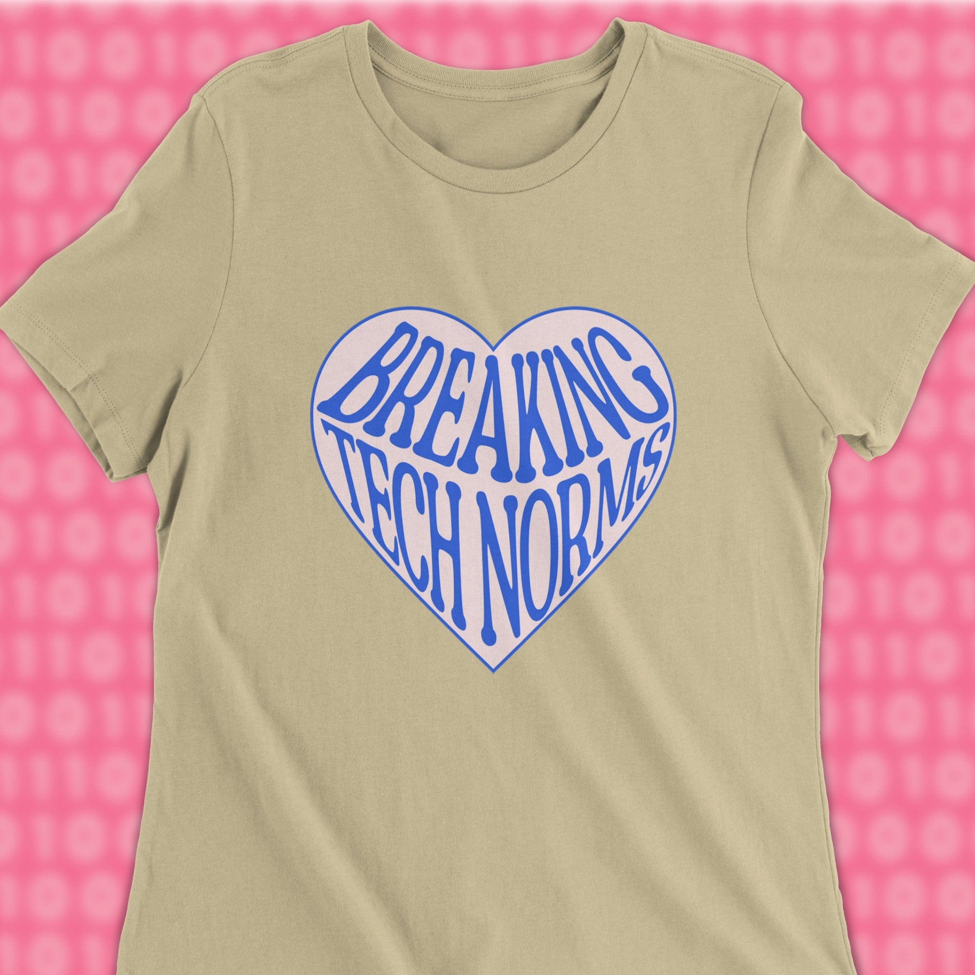 heart breaking norms woman shirt