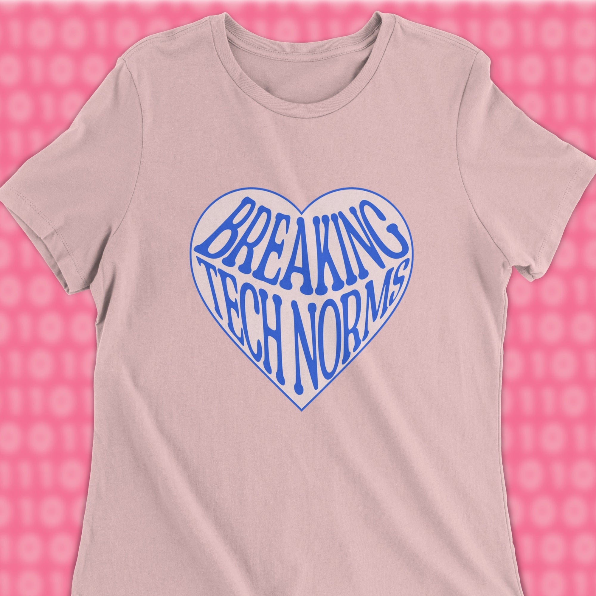 heart breaking norms woman shirt