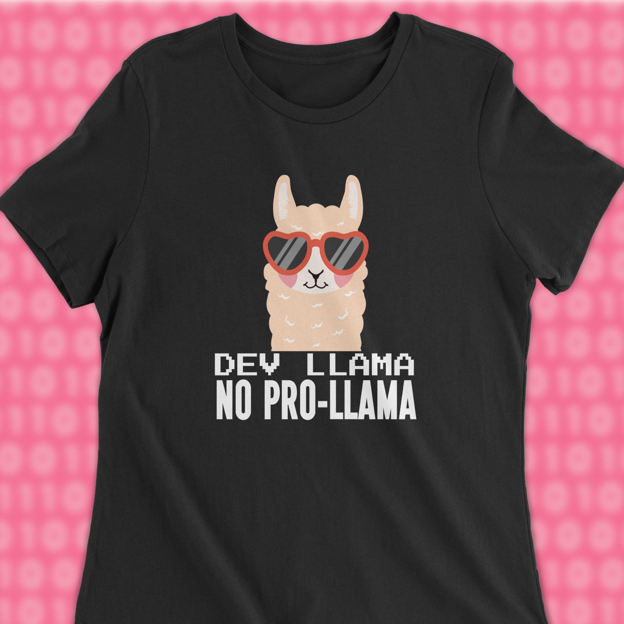 dev llama no prob-llama woman shirt
