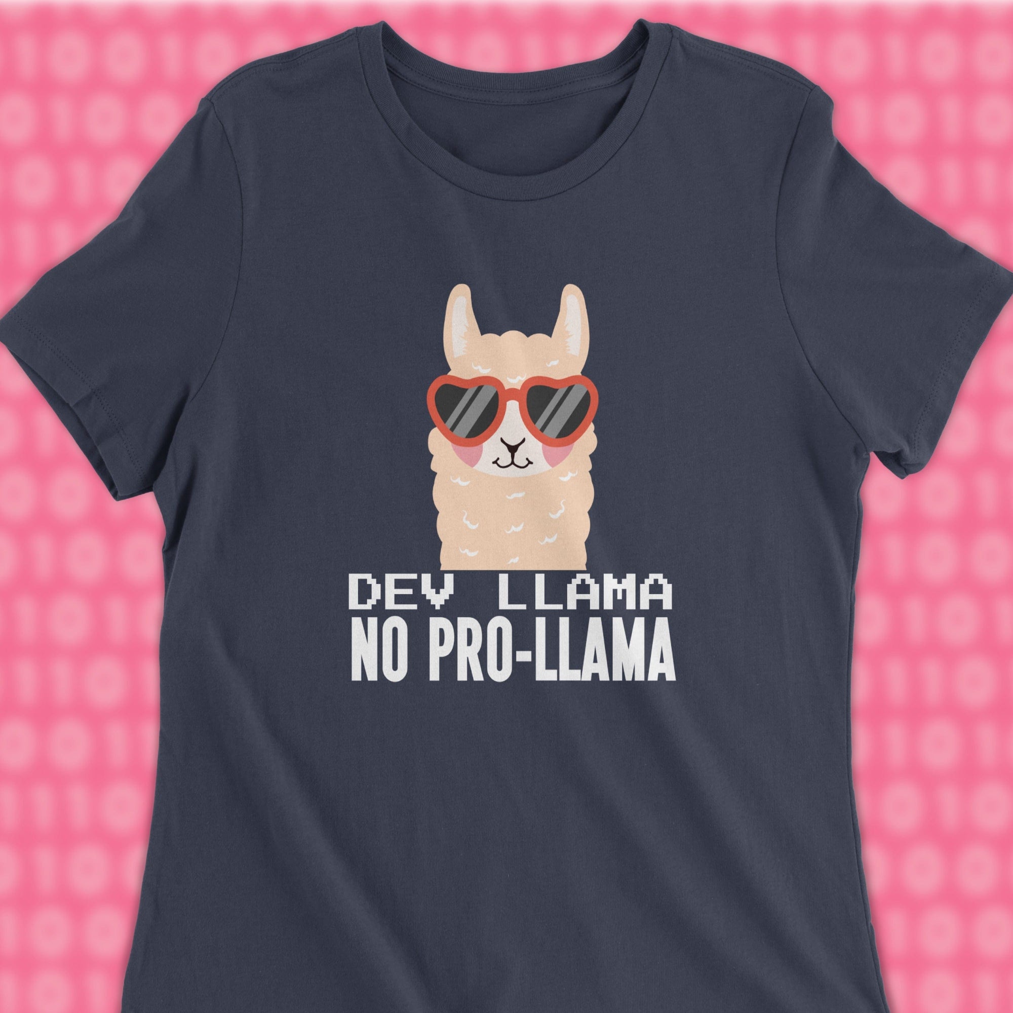 dev llama no prob-llama woman shirt