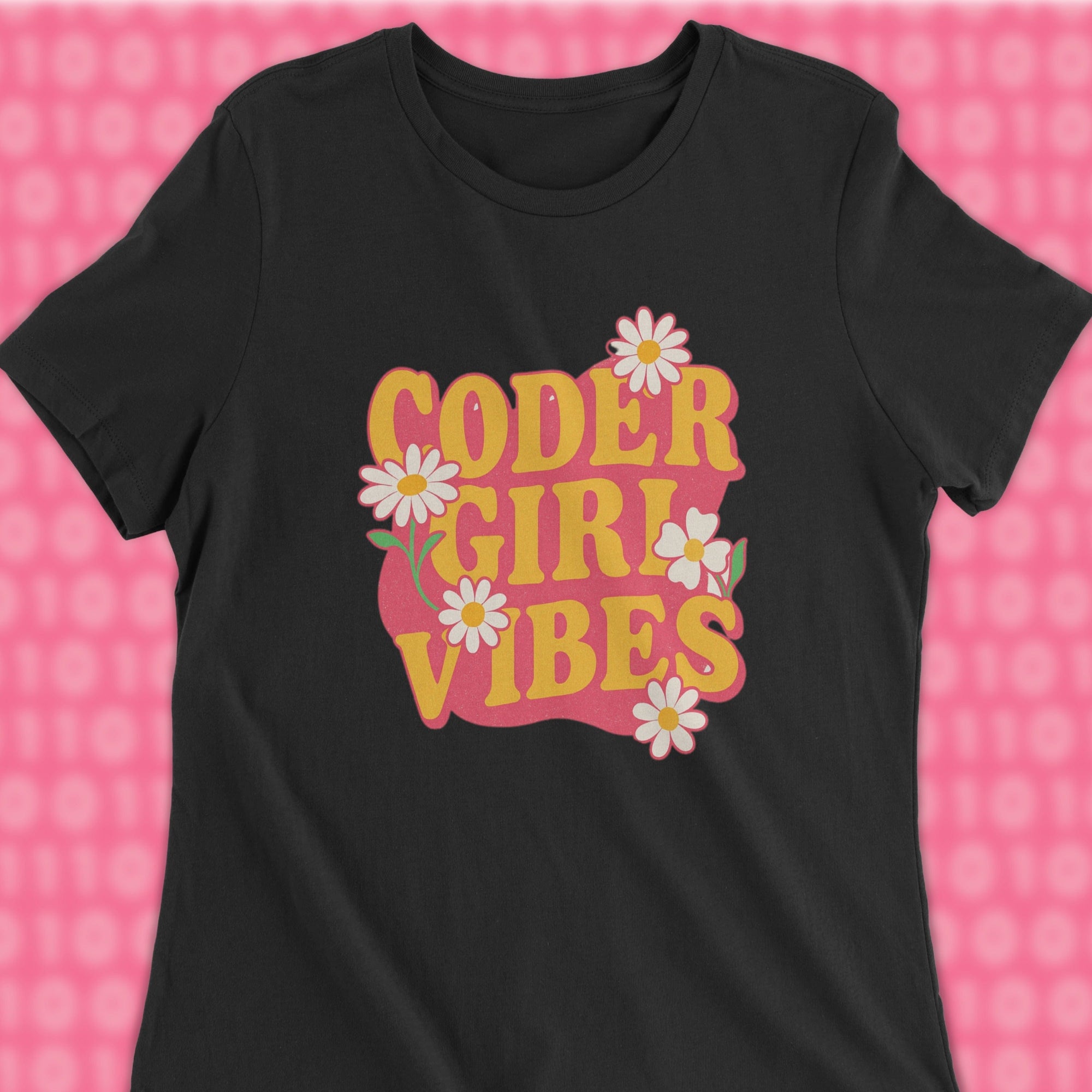 coder girl vibes woman shirt