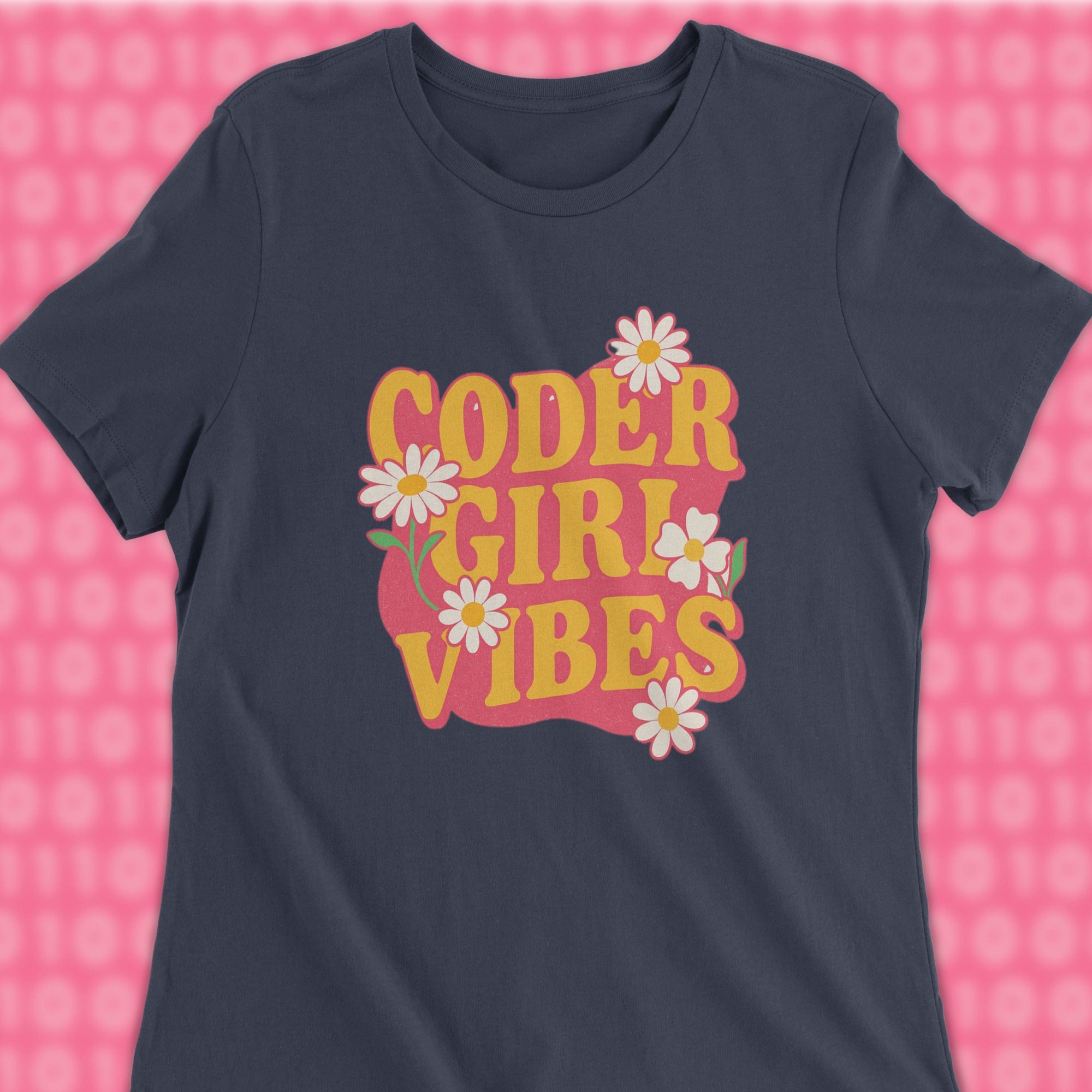 coder girl vibes woman shirt