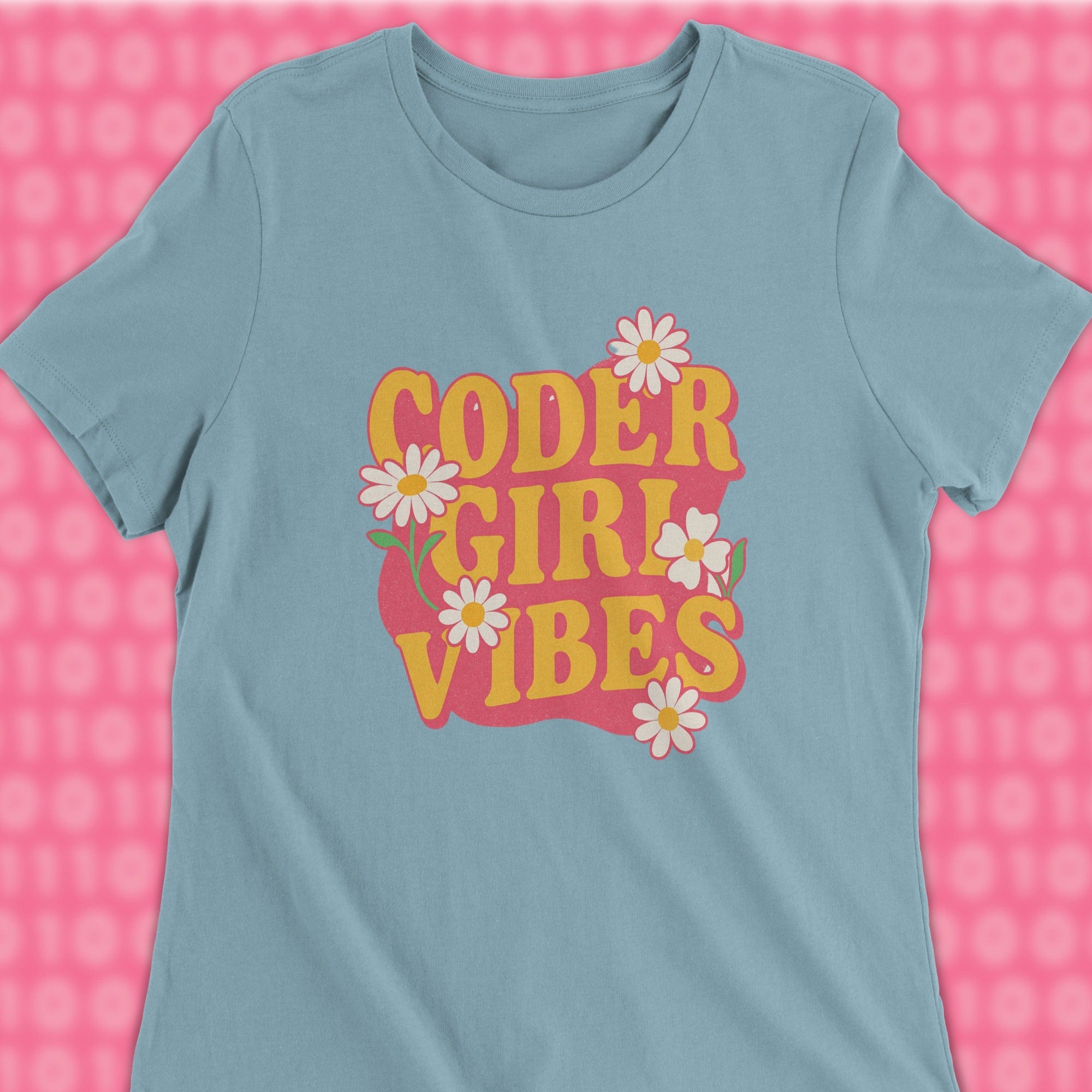 coder girl vibes woman shirt