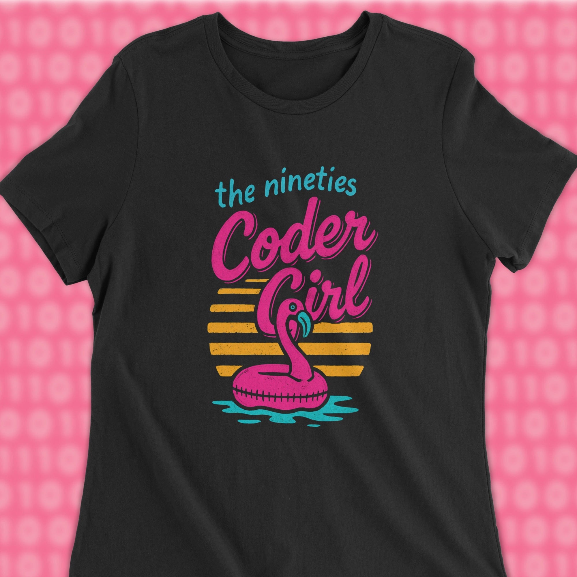 90s coder girl woman shirt