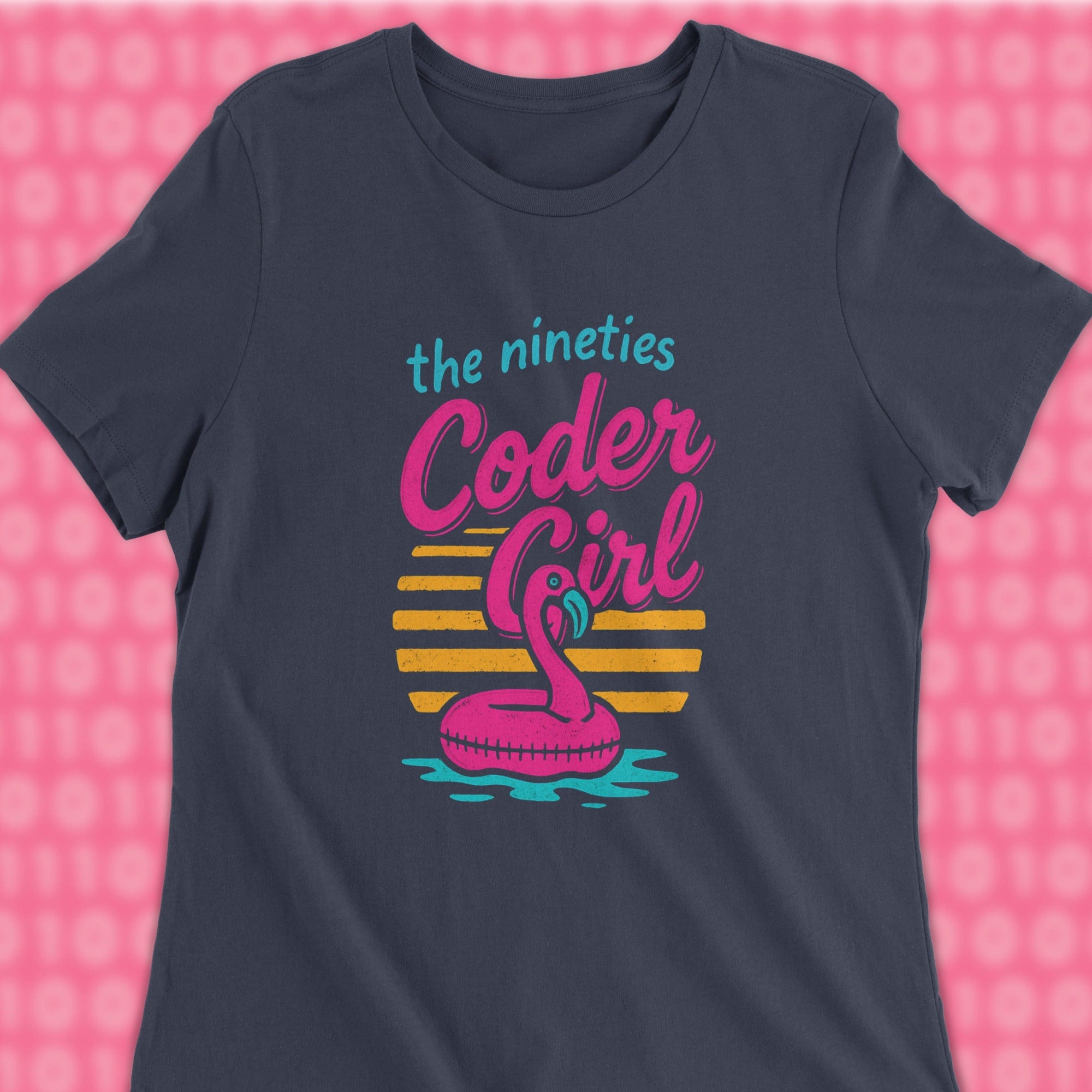 90s coder girl woman shirt