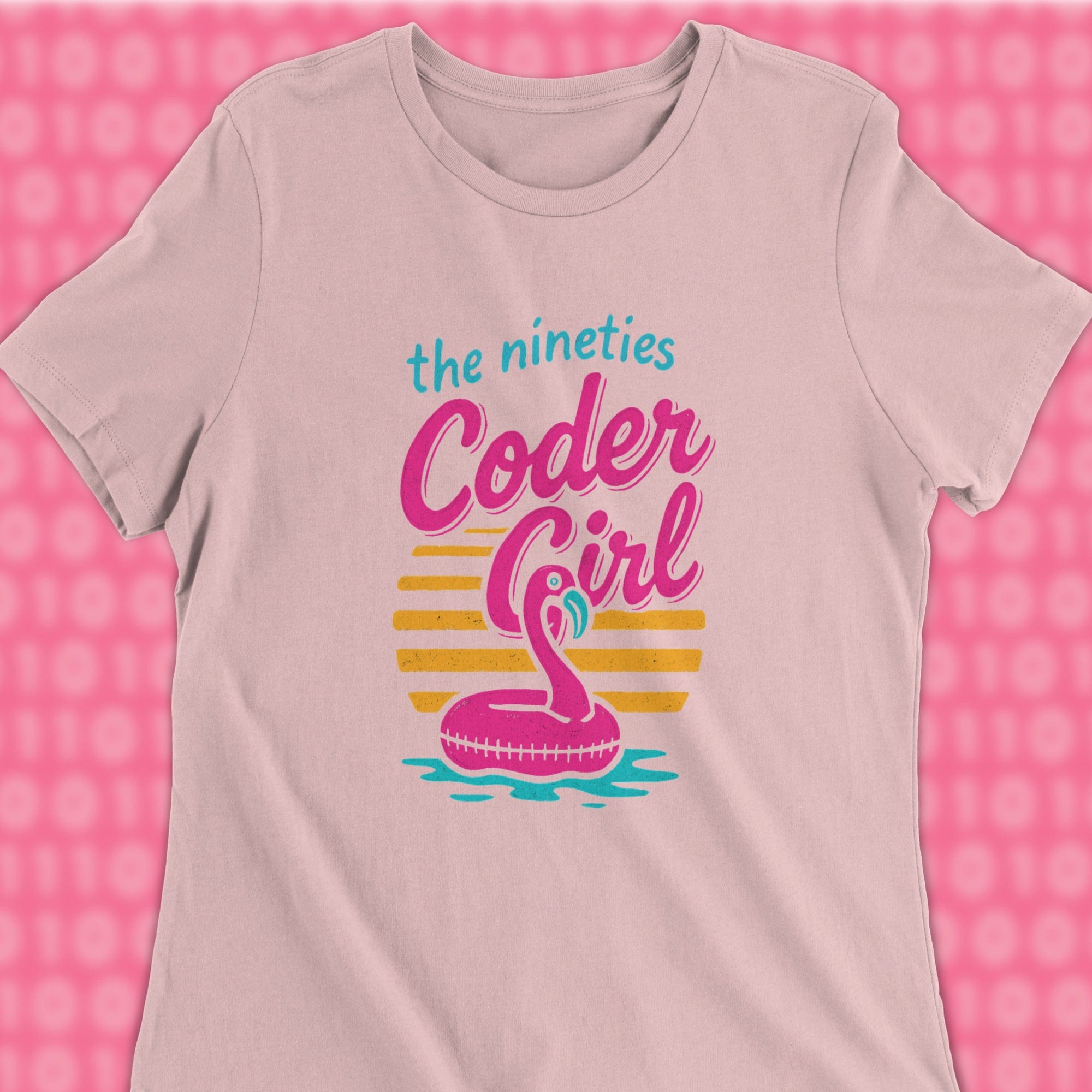 90s coder girl woman shirt