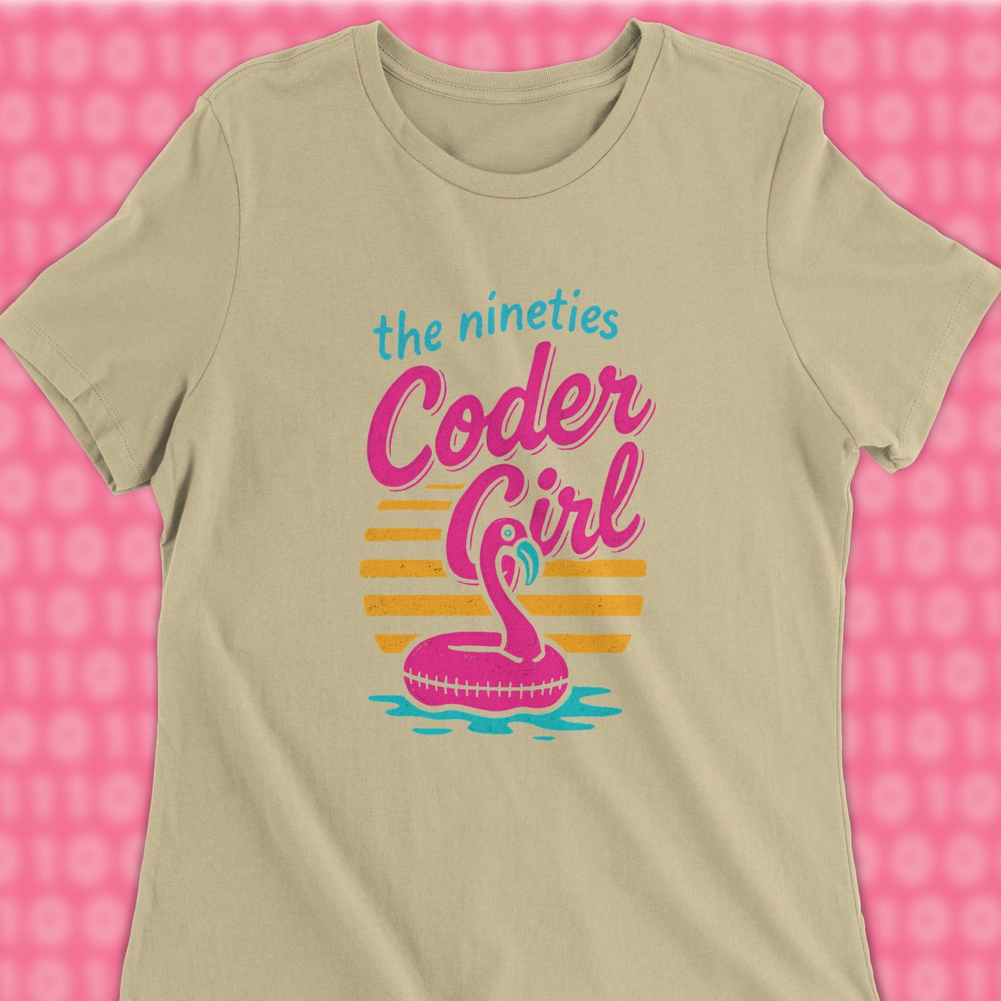 90s coder girl woman shirt