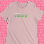 Code Culture thinking loading woman shirt funny programmer T-Shirt in S — Code Culture developer clothing