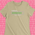 Code Culture thinking loading woman shirt funny programmer T-Shirt in S — Code Culture developer clothing