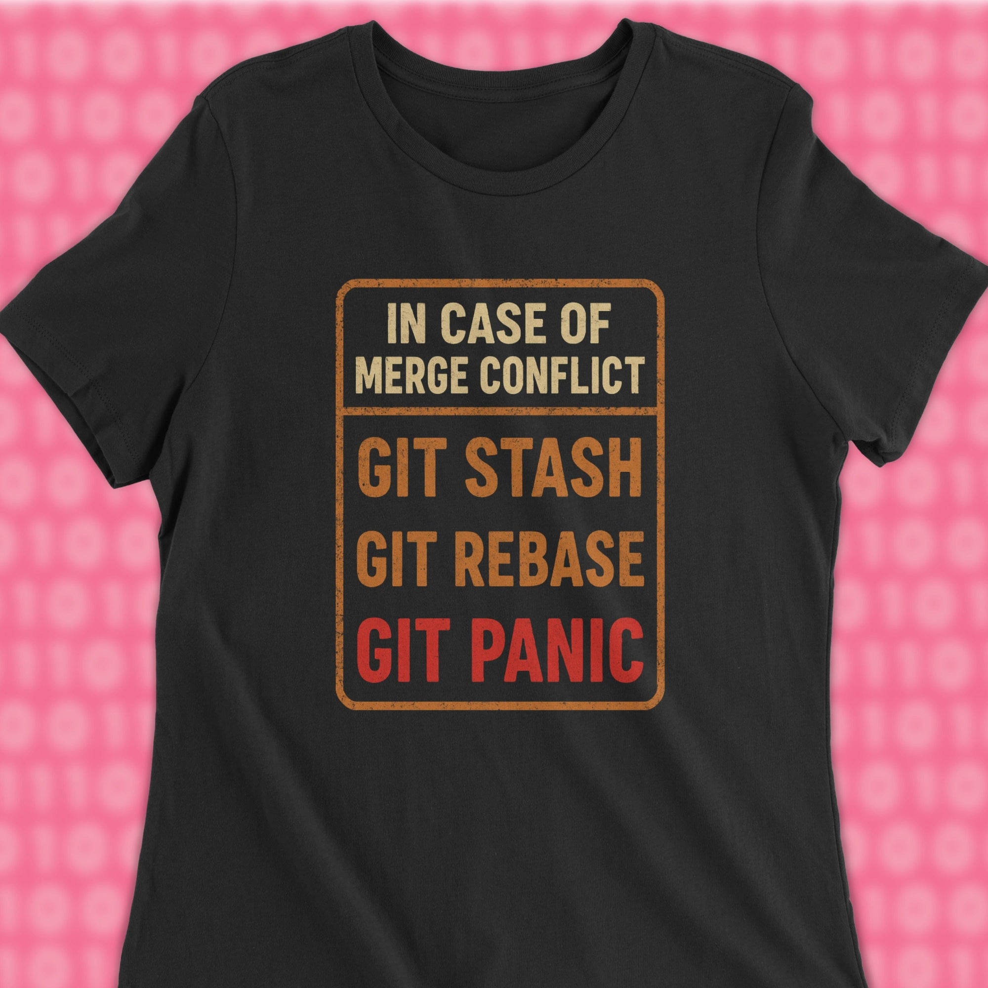 in case of merge conflict woman shirt