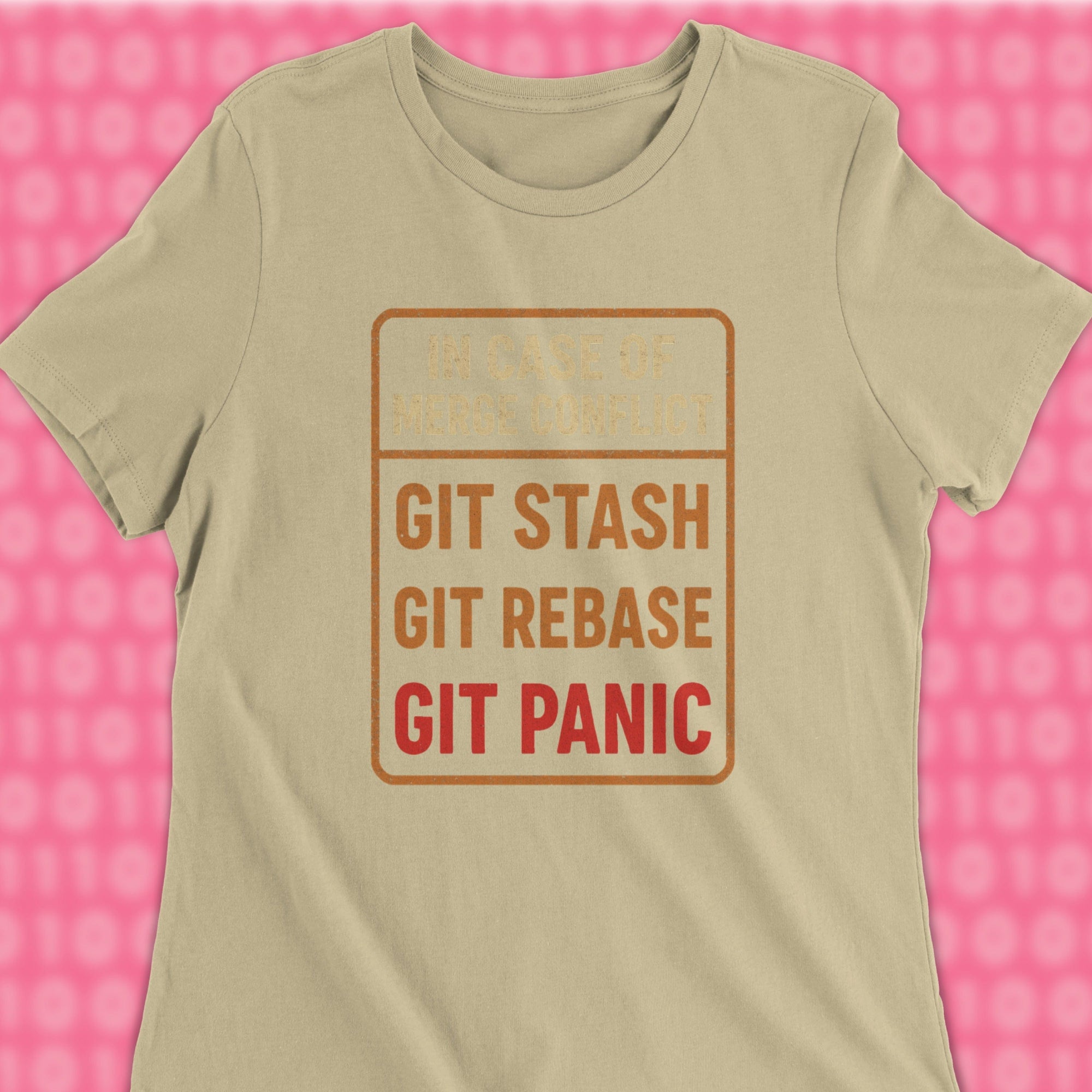 in case of merge conflict woman shirt