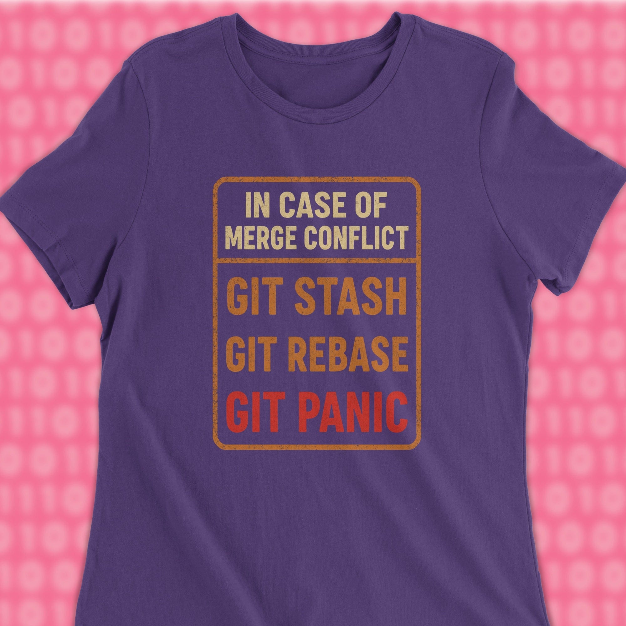 in case of merge conflict woman shirt
