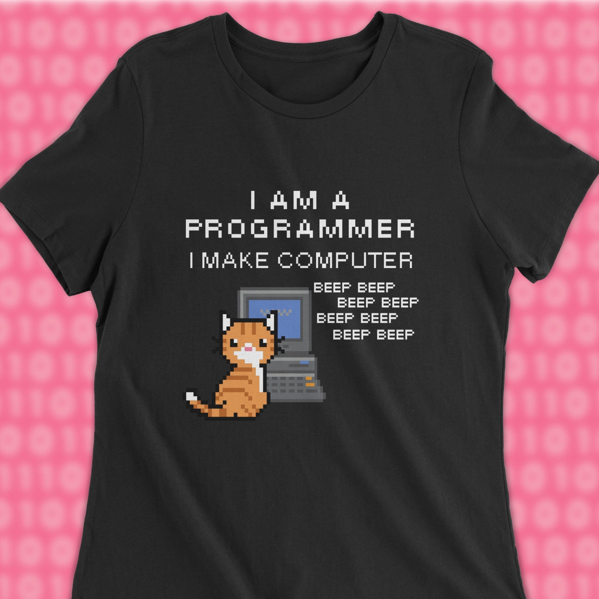 i am a programmer beep beep woman shirt