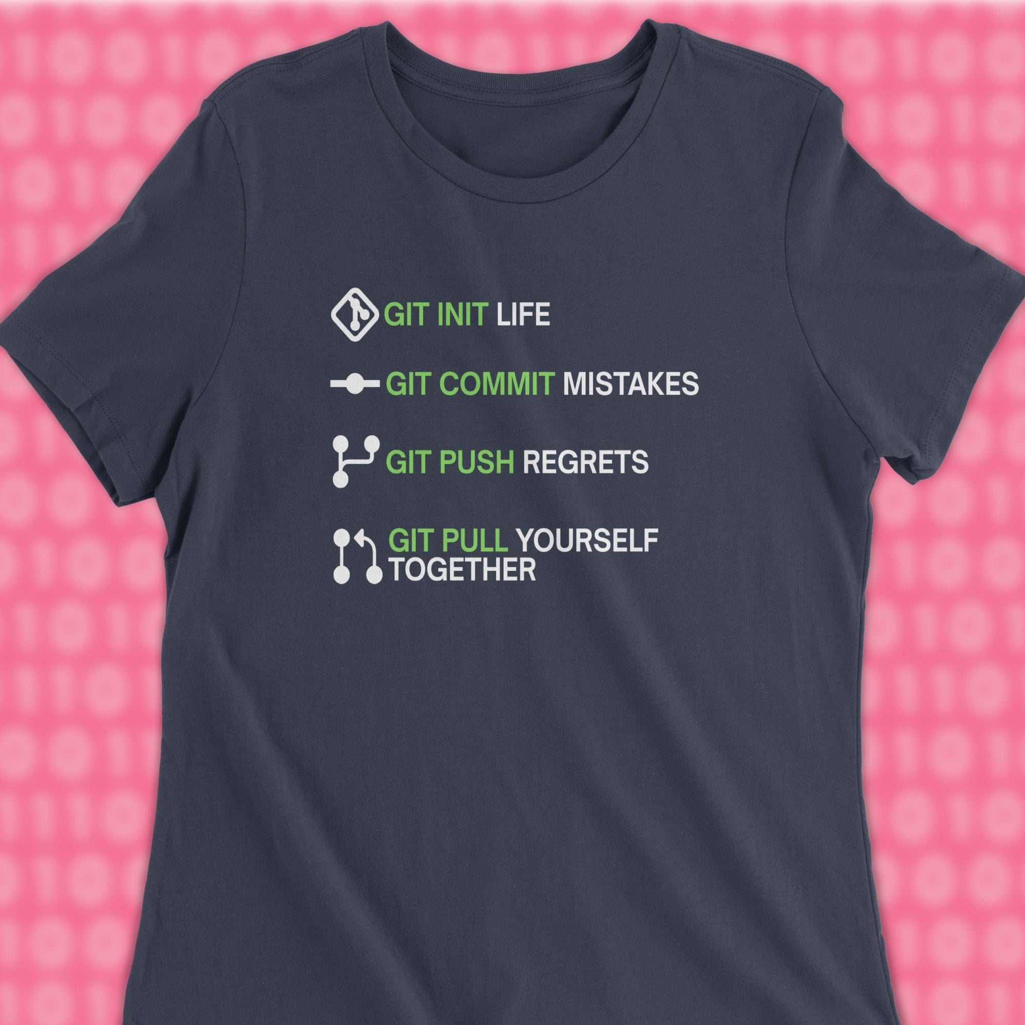 git init life woman shirt