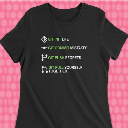 git init life woman shirt