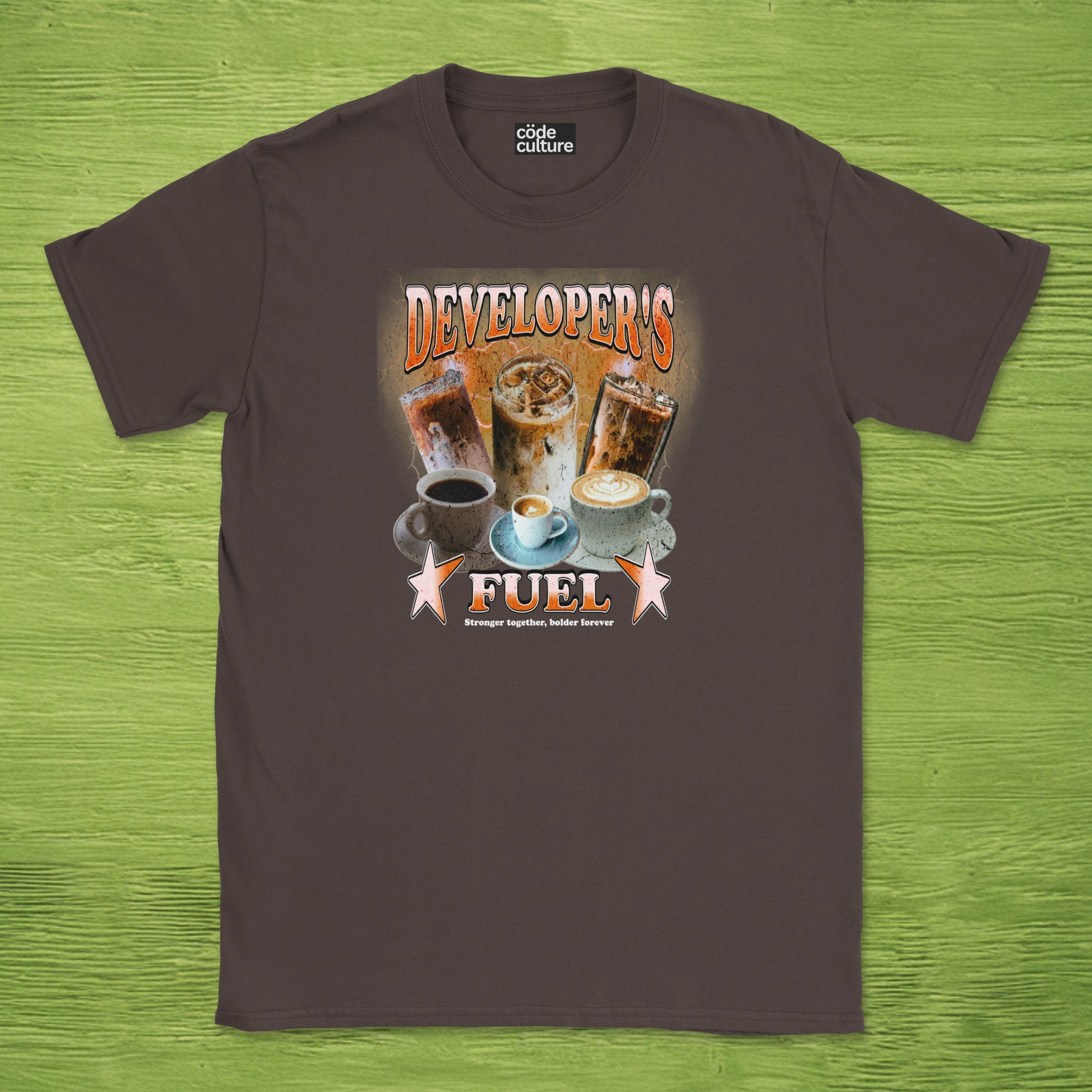 developers fuel coffee shirt