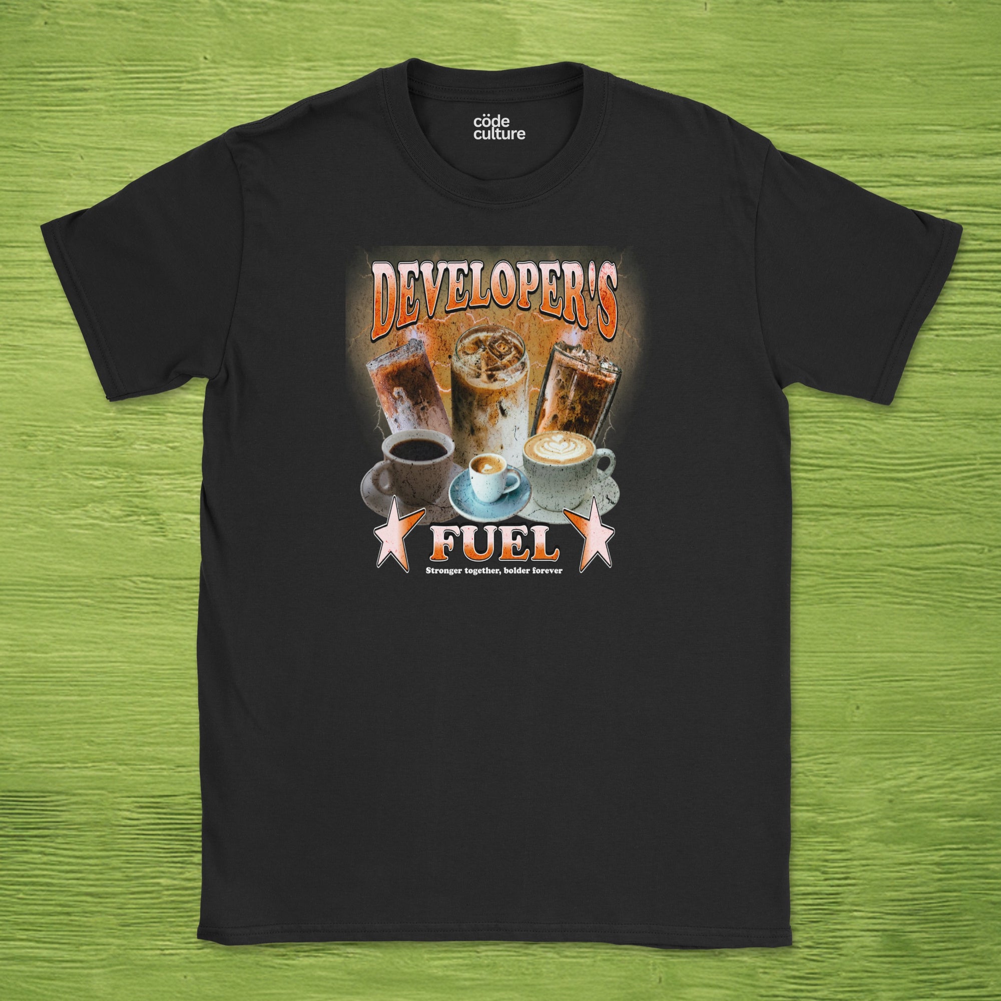 developers fuel coffee shirt
