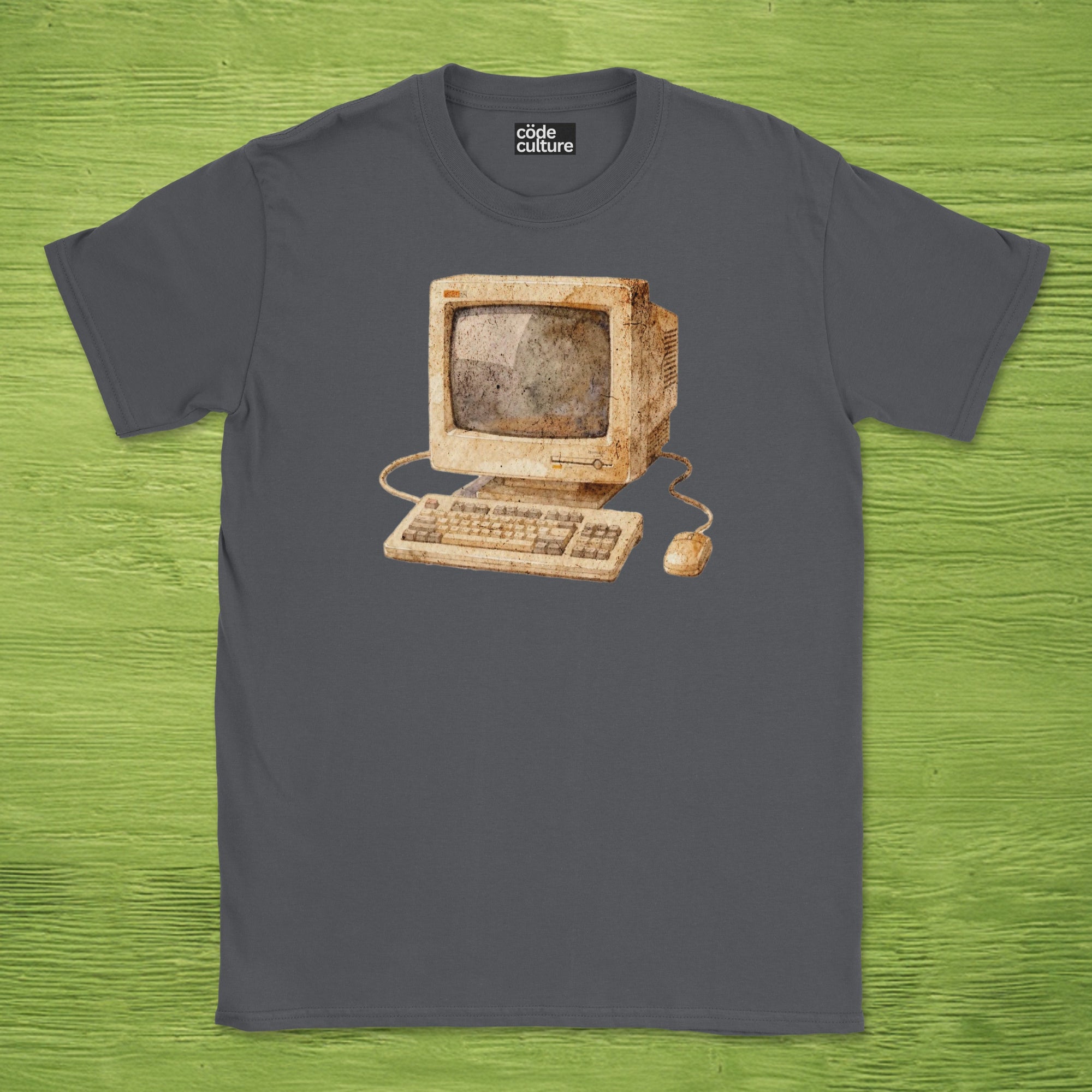 watercolor computer shirt