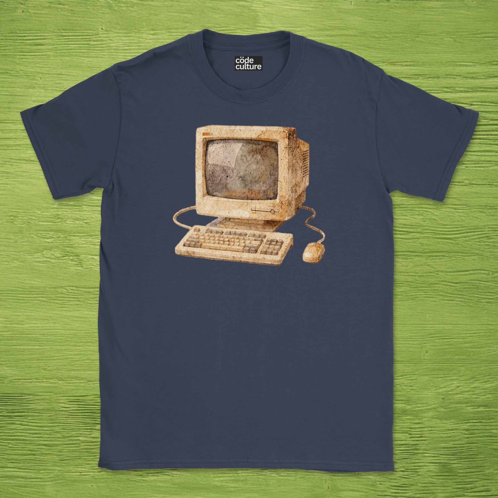 watercolor computer shirt