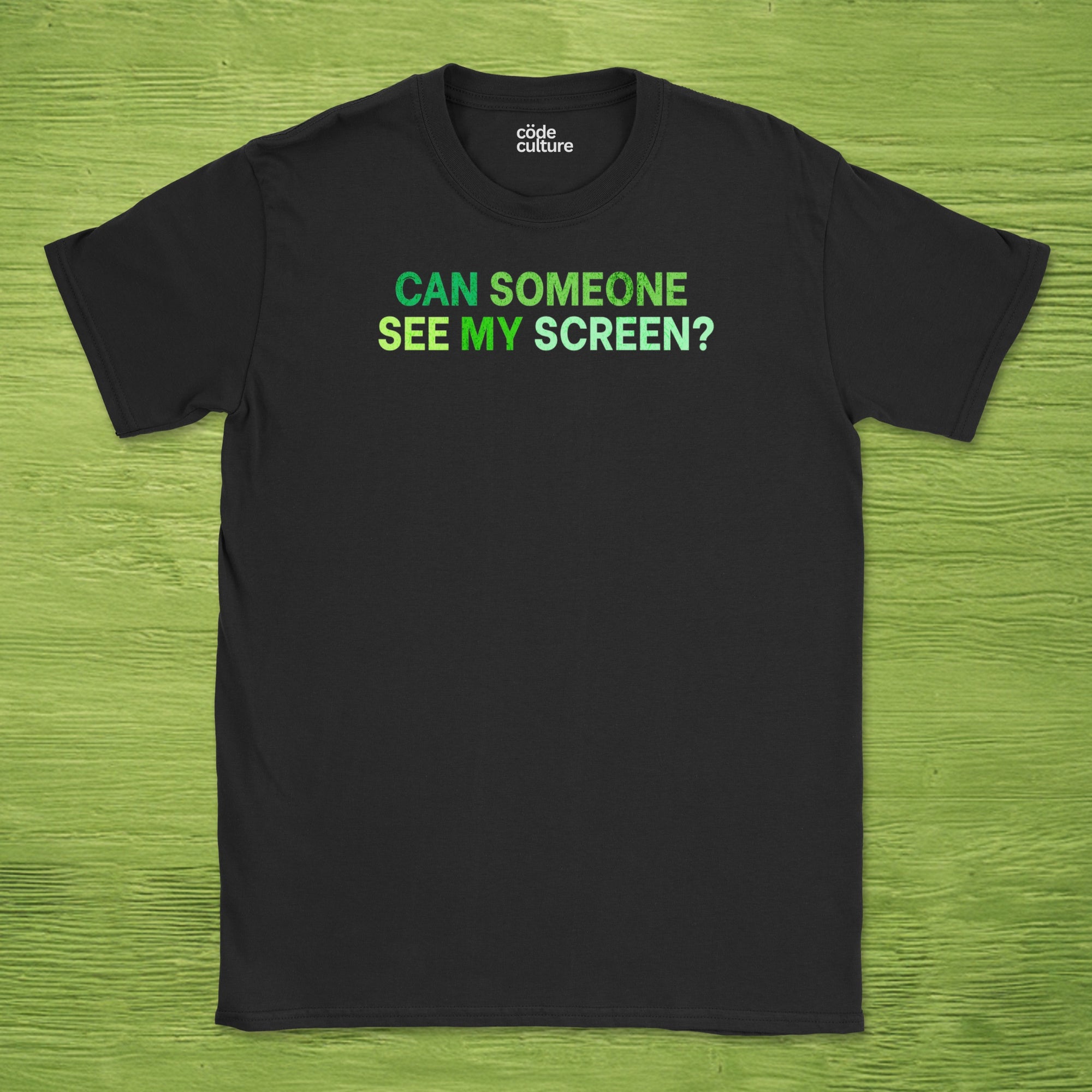 can someone see my screen shirt