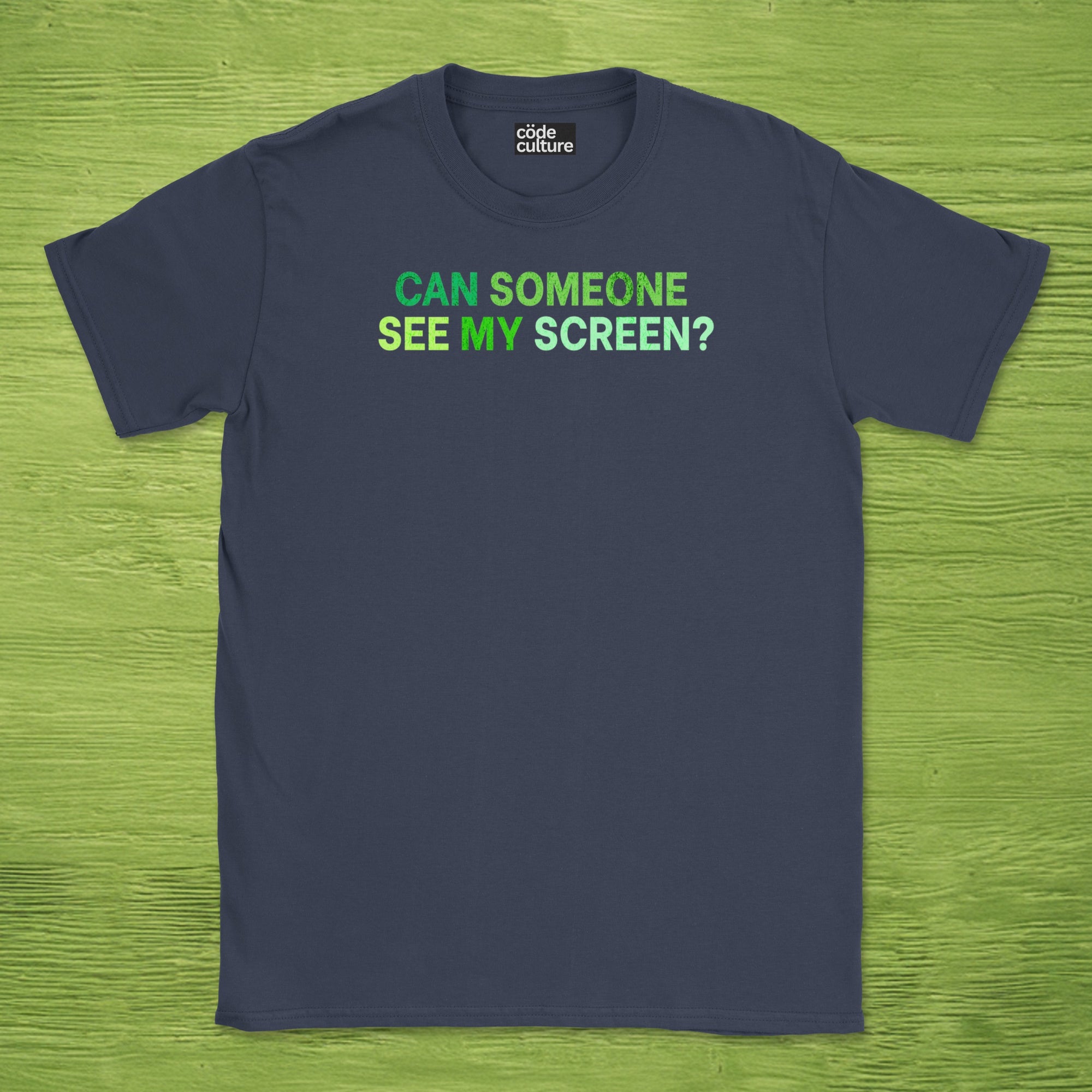can someone see my screen shirt