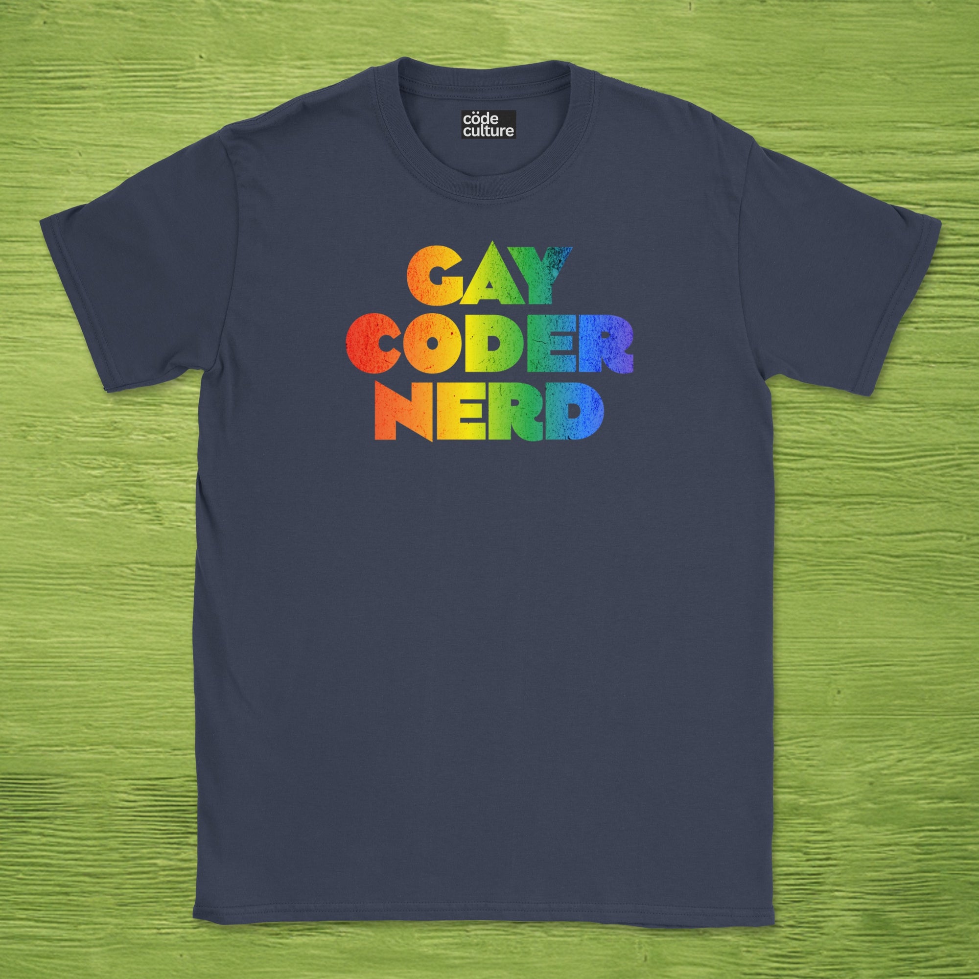 gay coder nerd rainbow shirt
