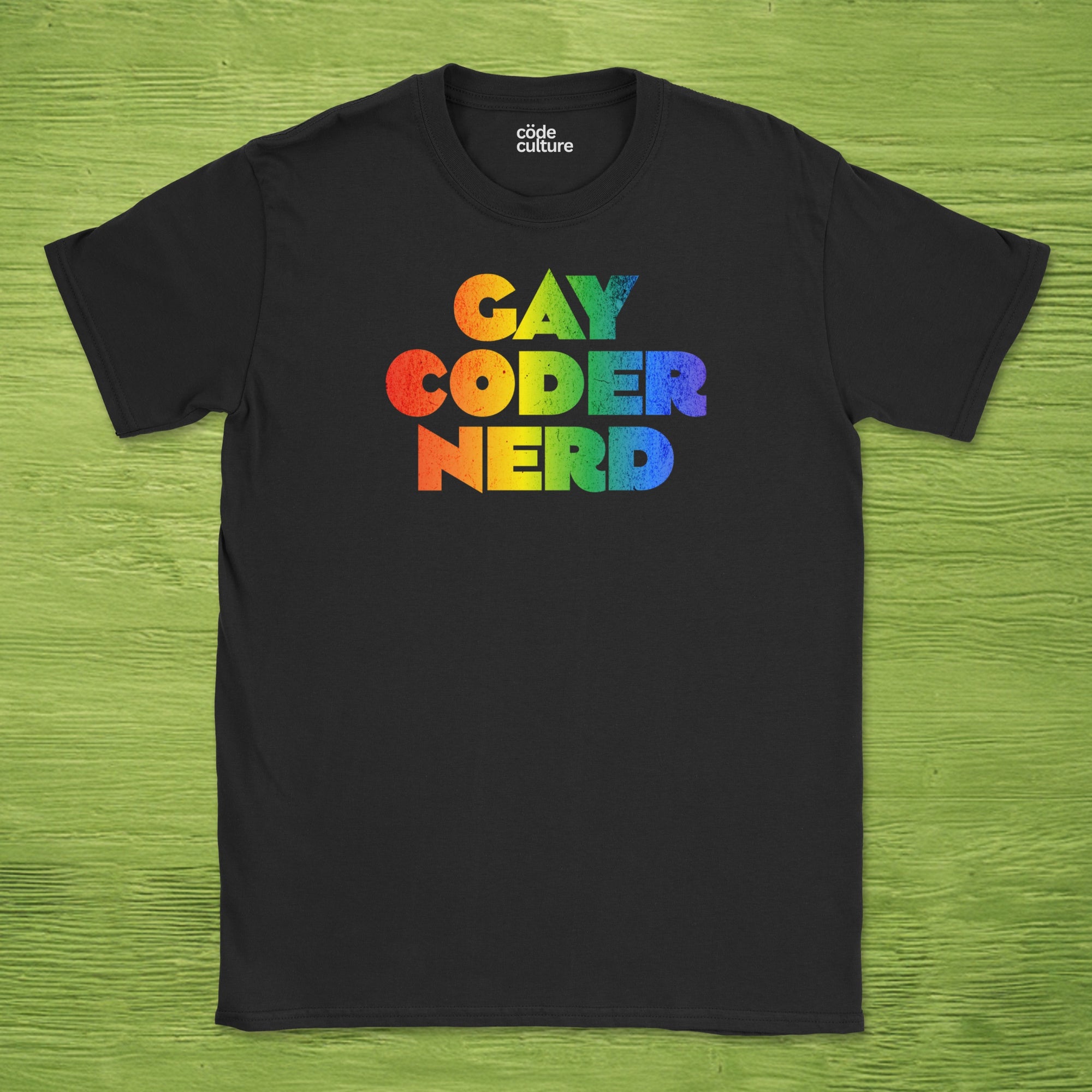 gay coder nerd rainbow shirt