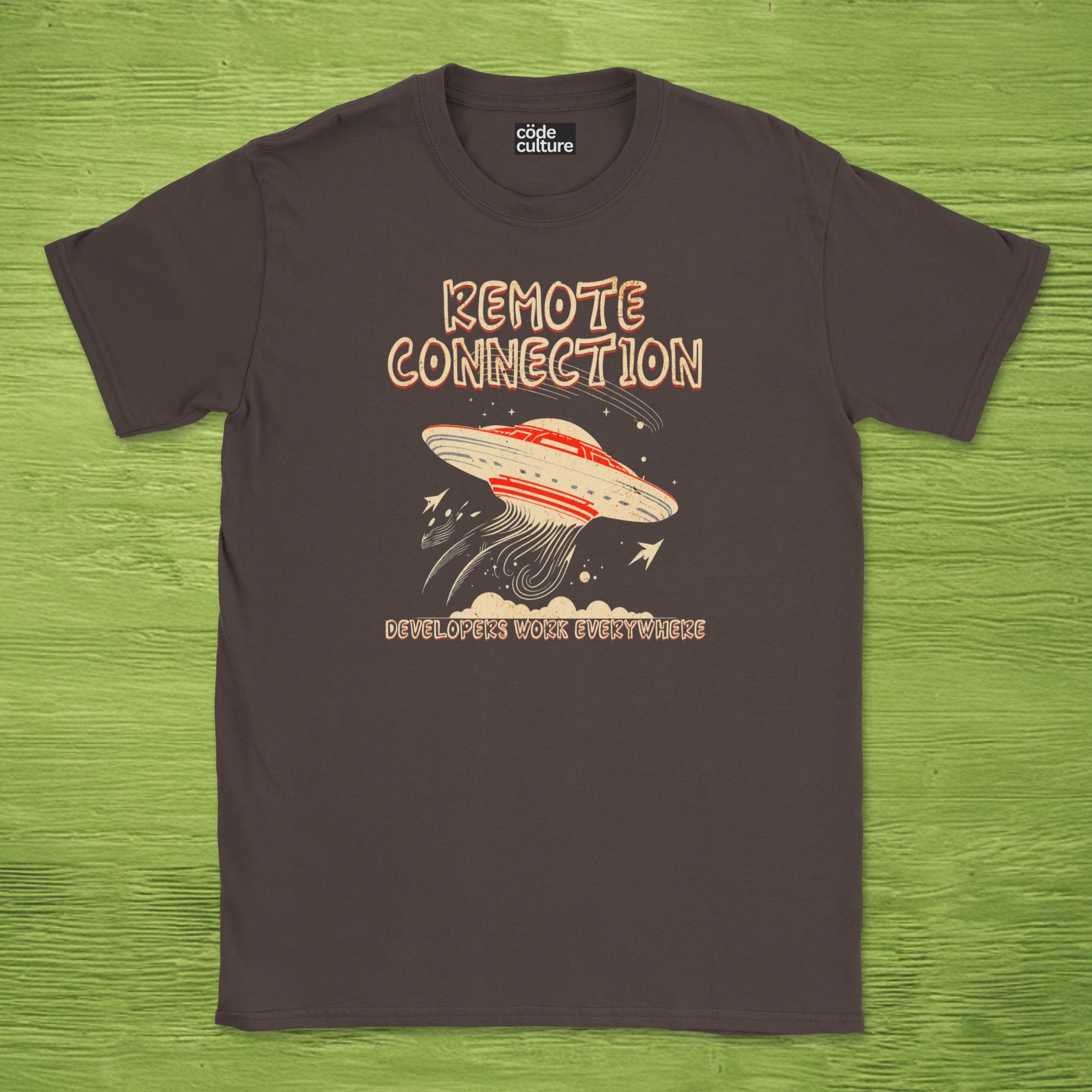 remote connection ufo shirt