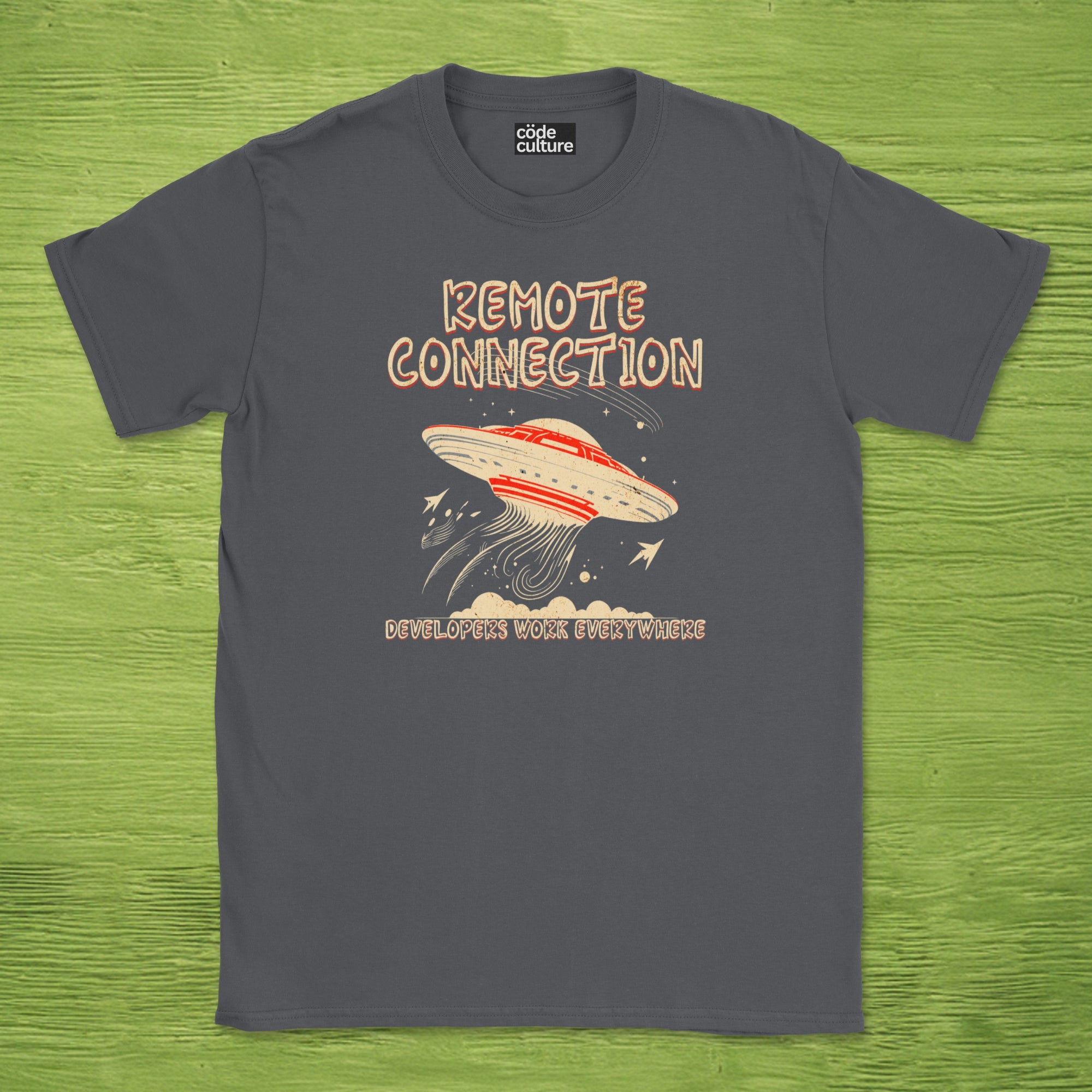remote connection ufo shirt