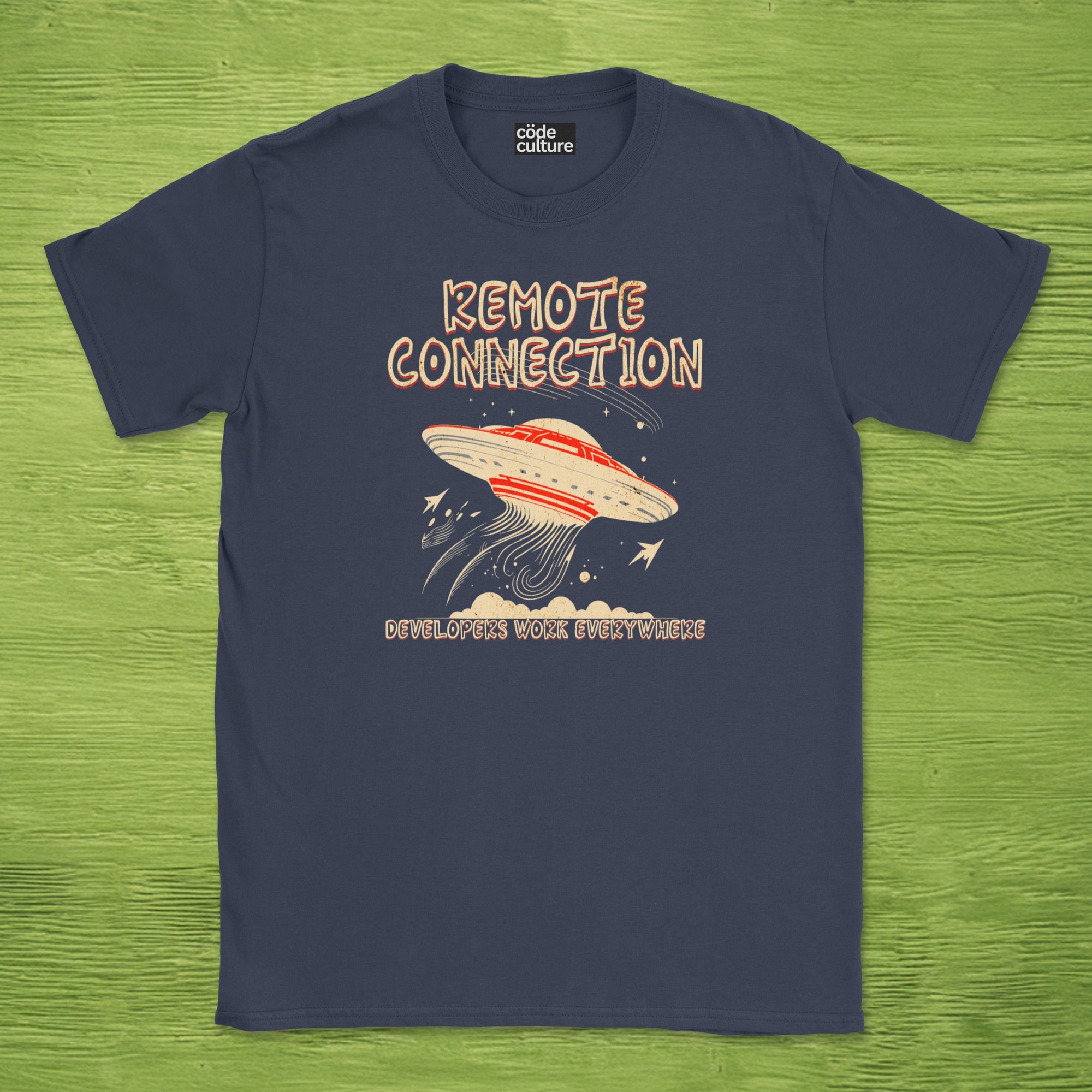 remote connection ufo shirt