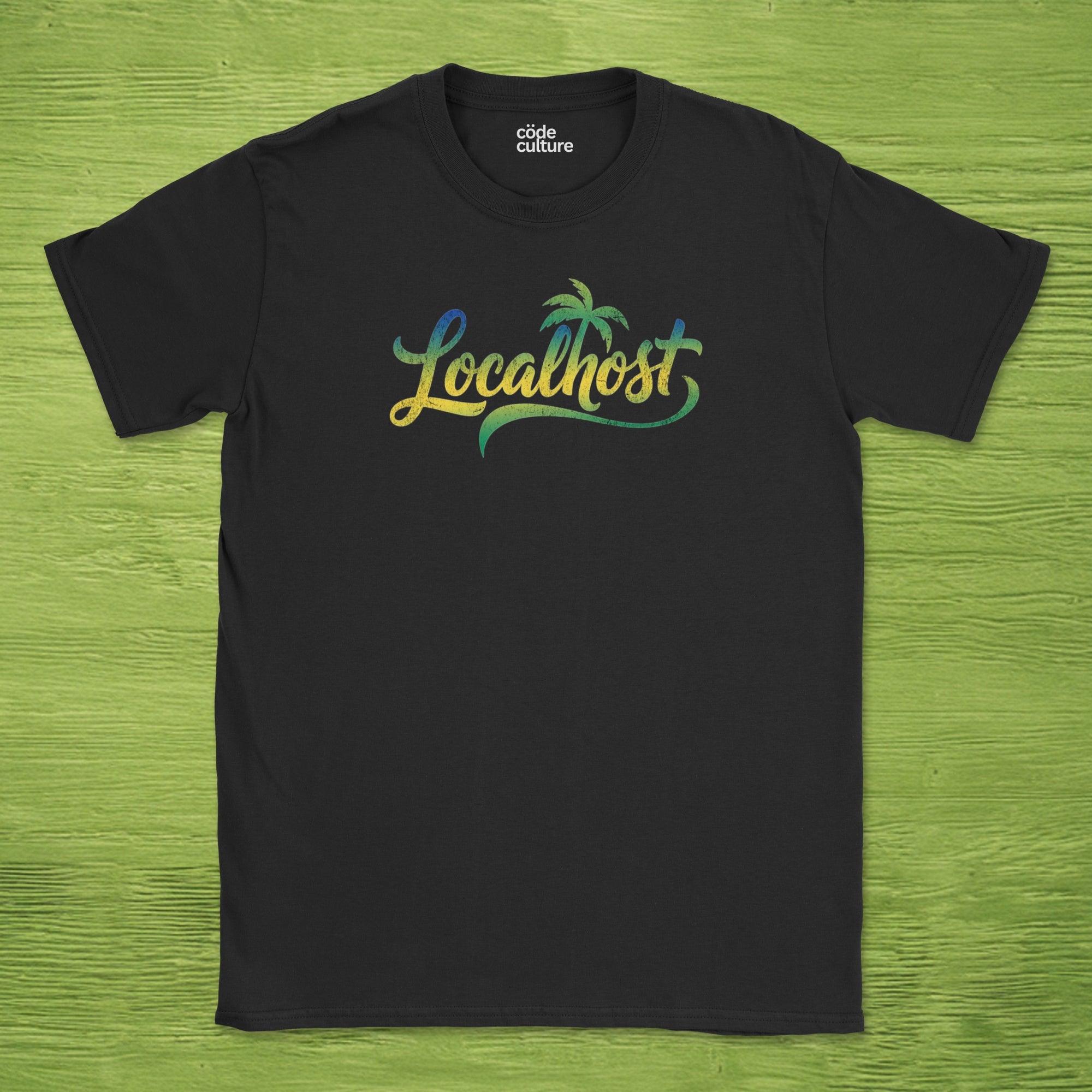 localhost tropical text shirt