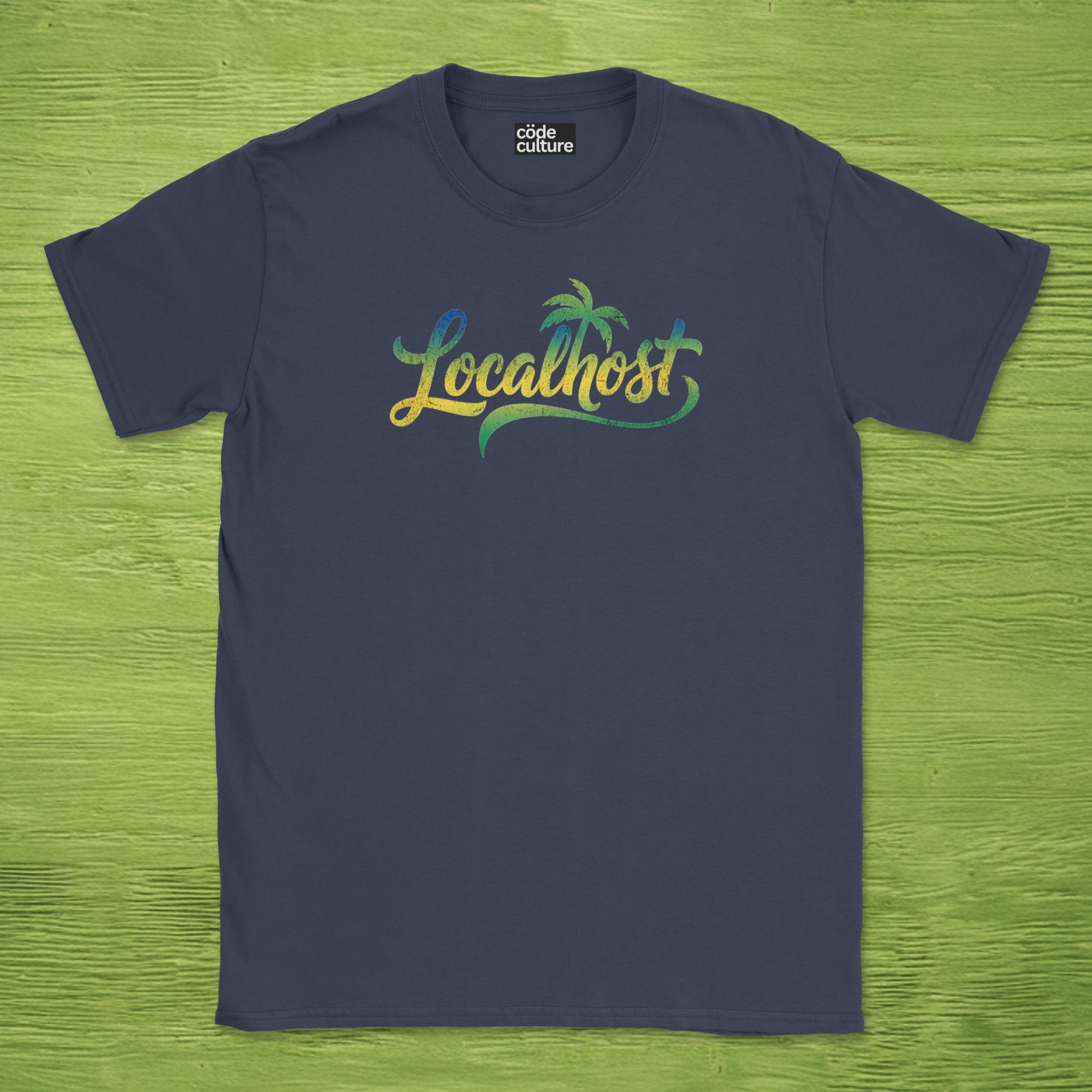 localhost tropical text shirt