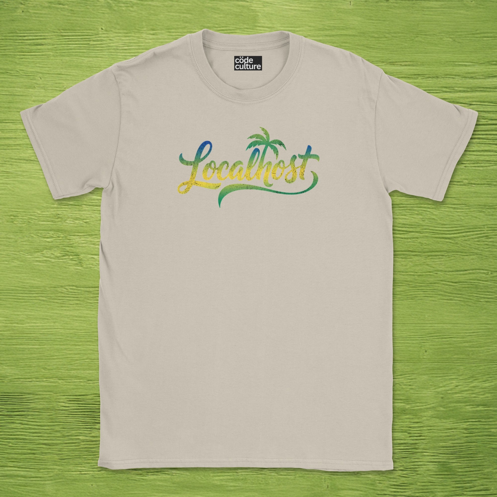 localhost tropical text shirt