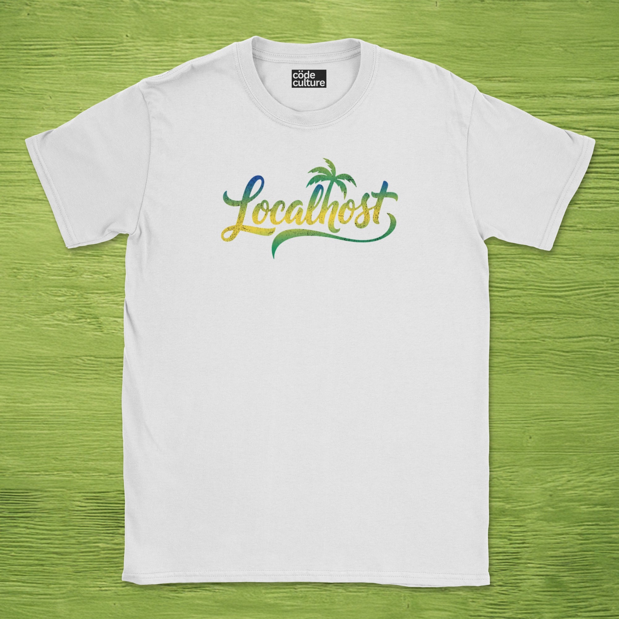 localhost tropical text shirt